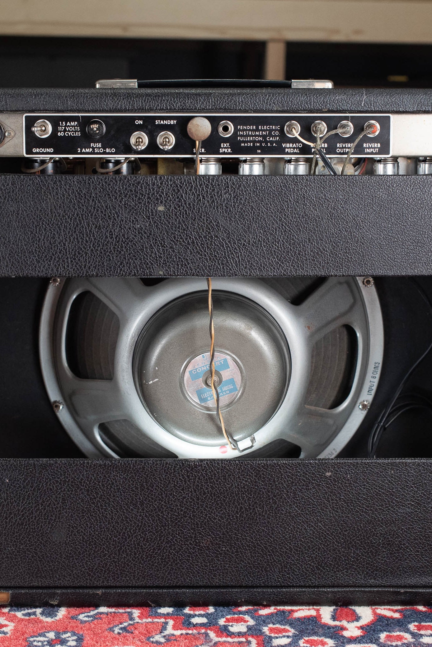 Fender Vibroverb, Jensen Concer speaker