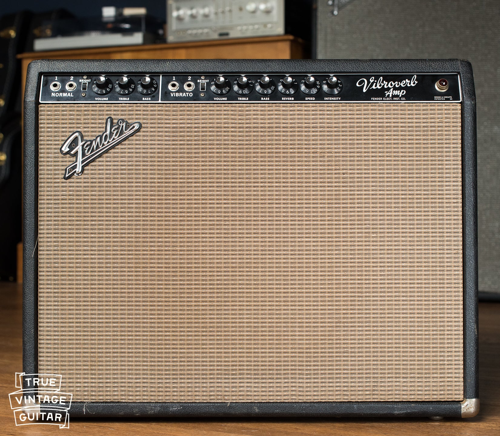 Vintage 1964 Fender Vibroverb guitar amplifier