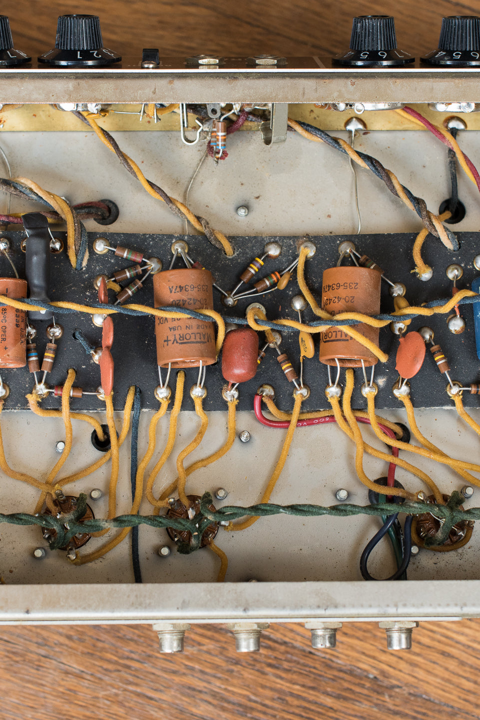 Chassis, circuit board, 1964 Fender Vibroverb amp