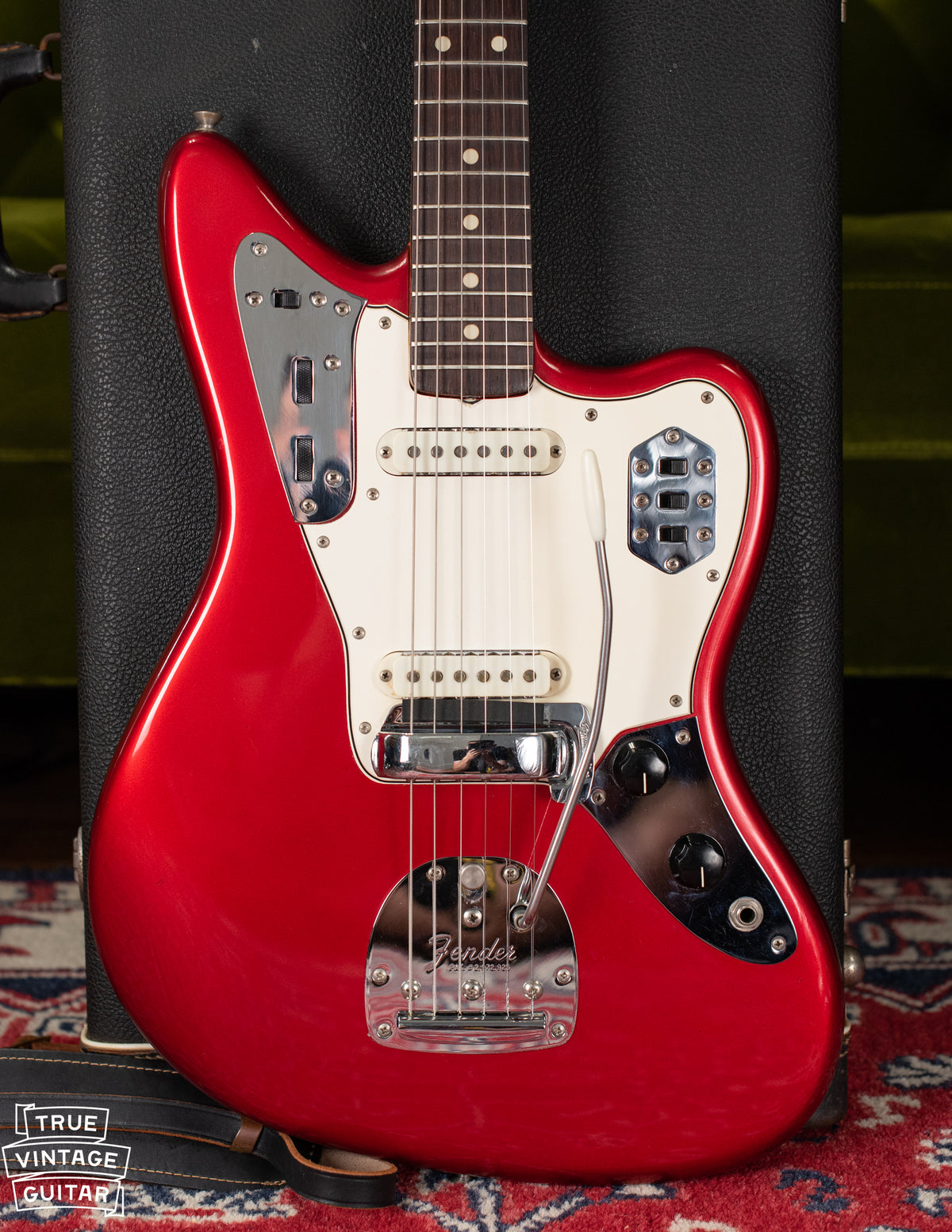 Vintage 1960s Fender Jaguar Red