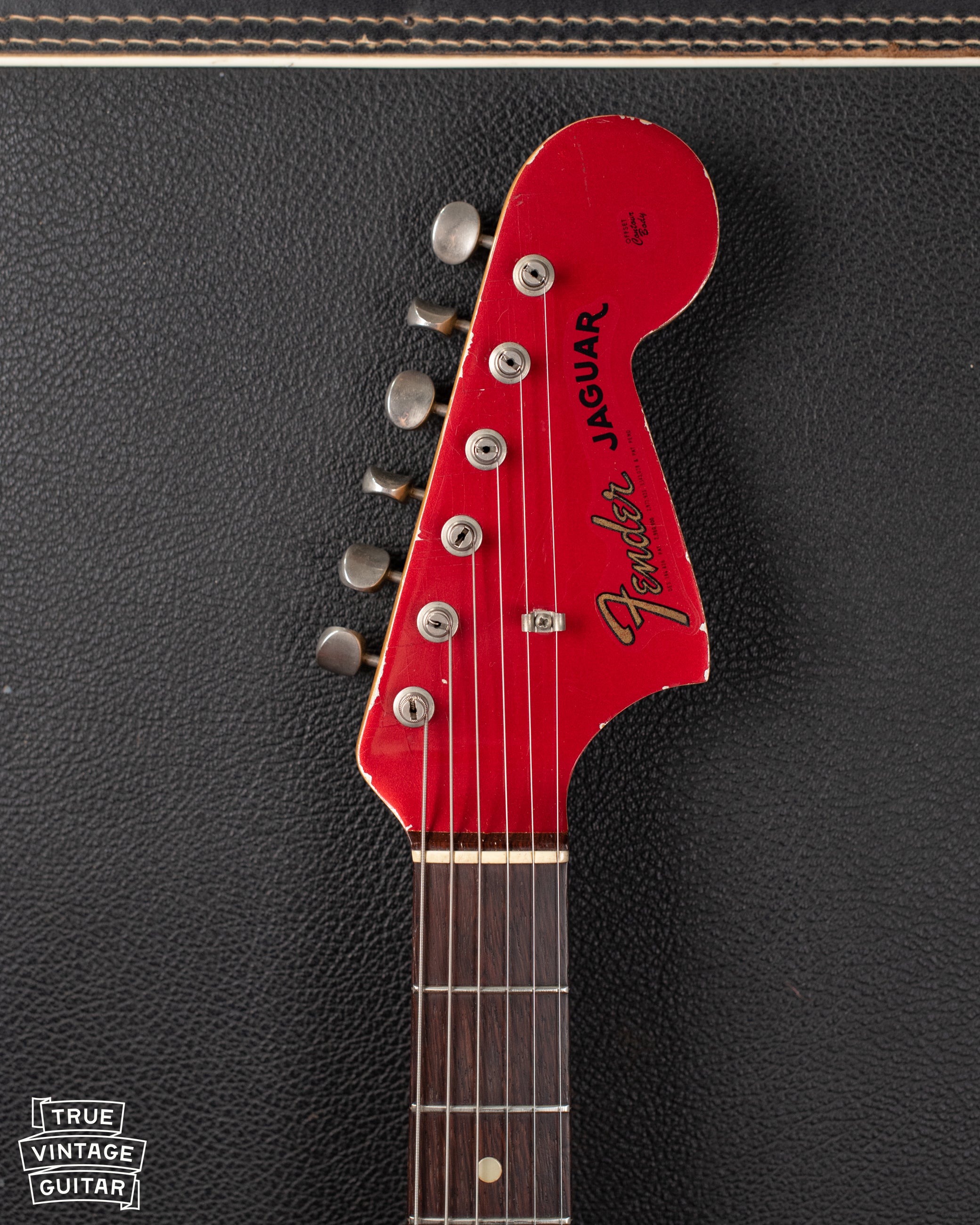 Fender Jaguar Matching Headstock Custom Color