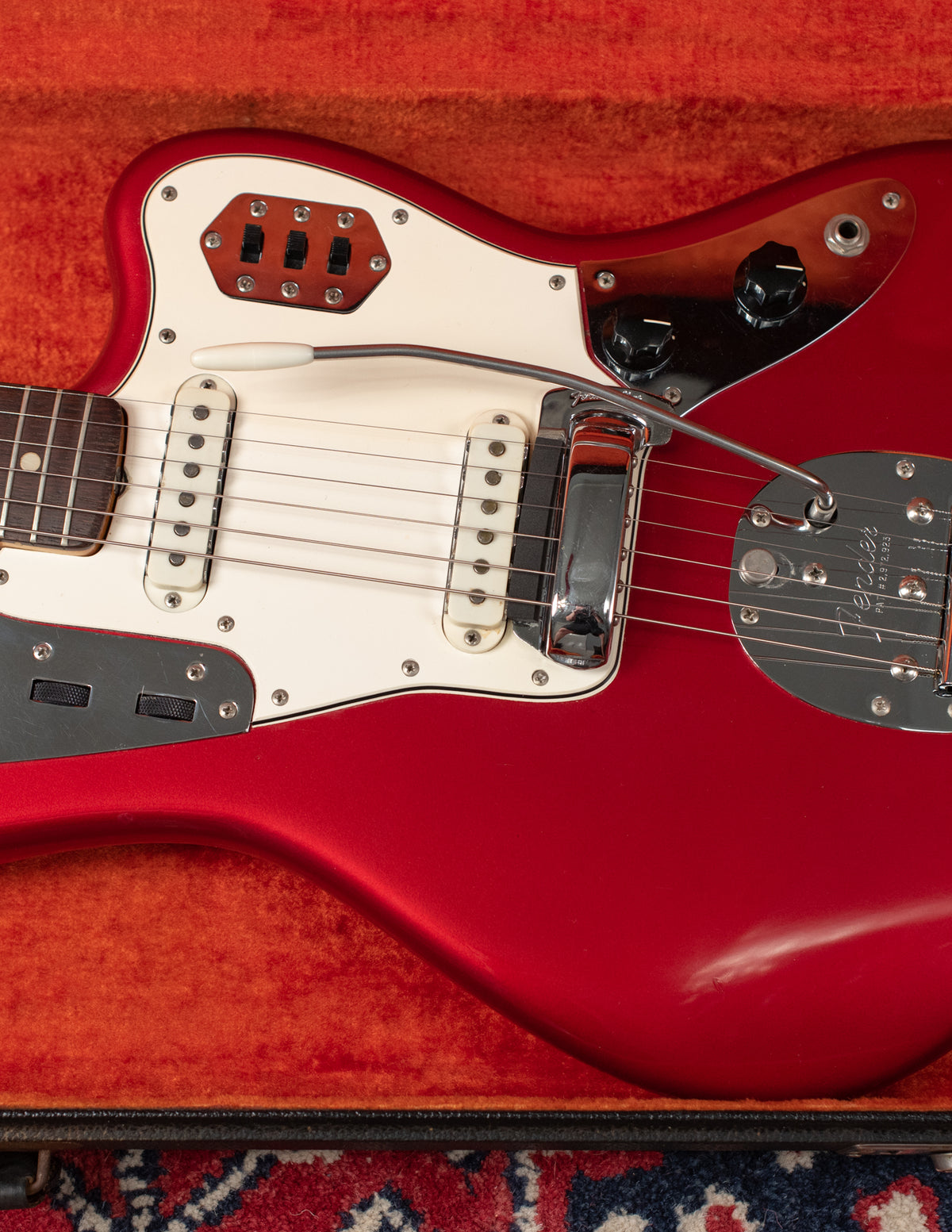 Vintage Fender Jaguar Candy Apple Red