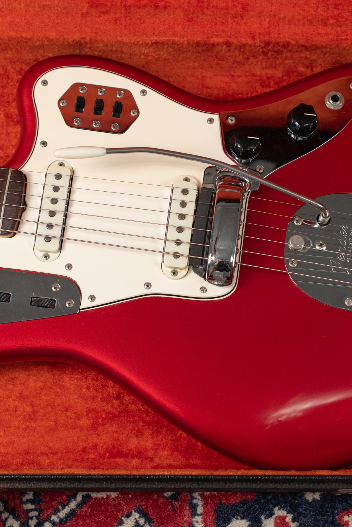 Vintage Fender Jaguar Candy Apple Red