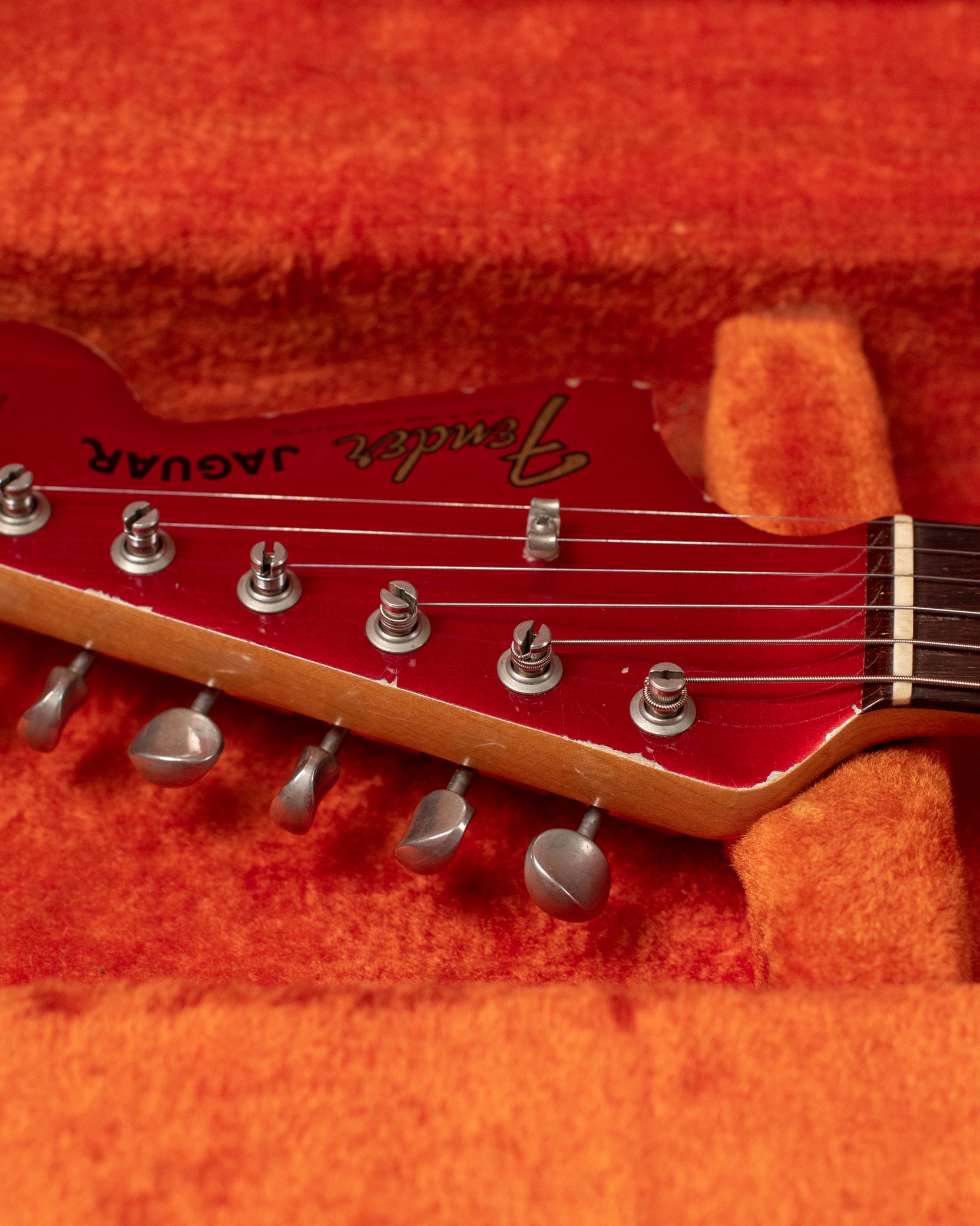 Custom Color Matching Headstock Fender Jaguar 1965