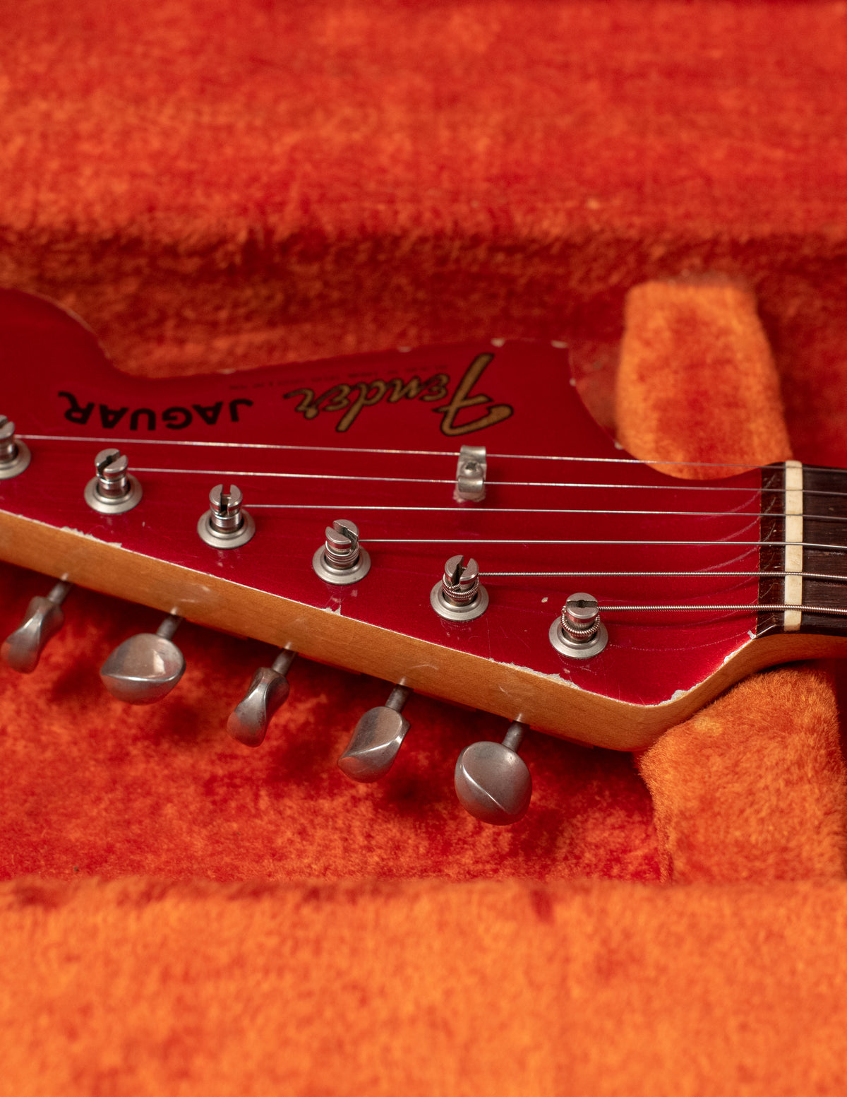 Custom Color Matching Headstock Fender Jaguar 1965