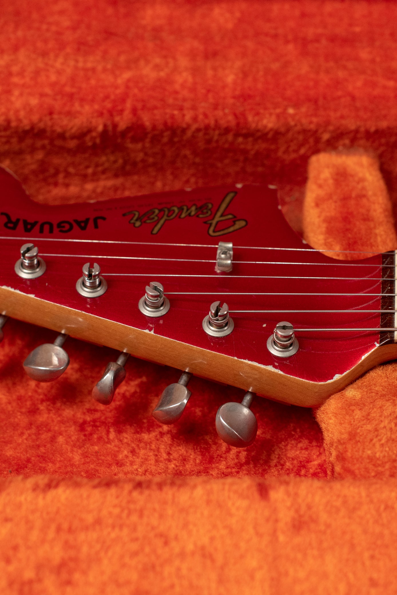 Custom Color Matching Headstock Fender Jaguar 1965