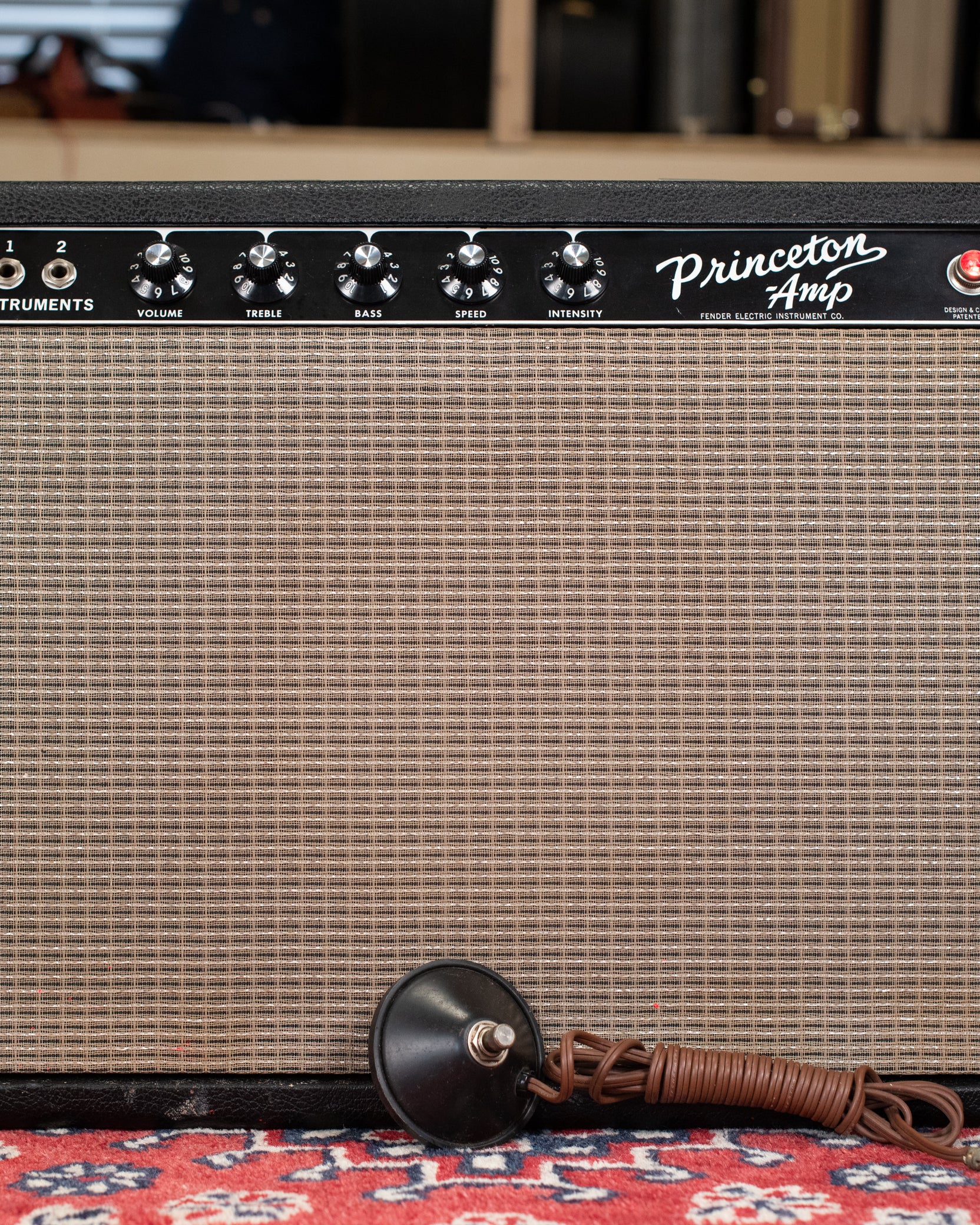 vintage Fender Princeton Amp black