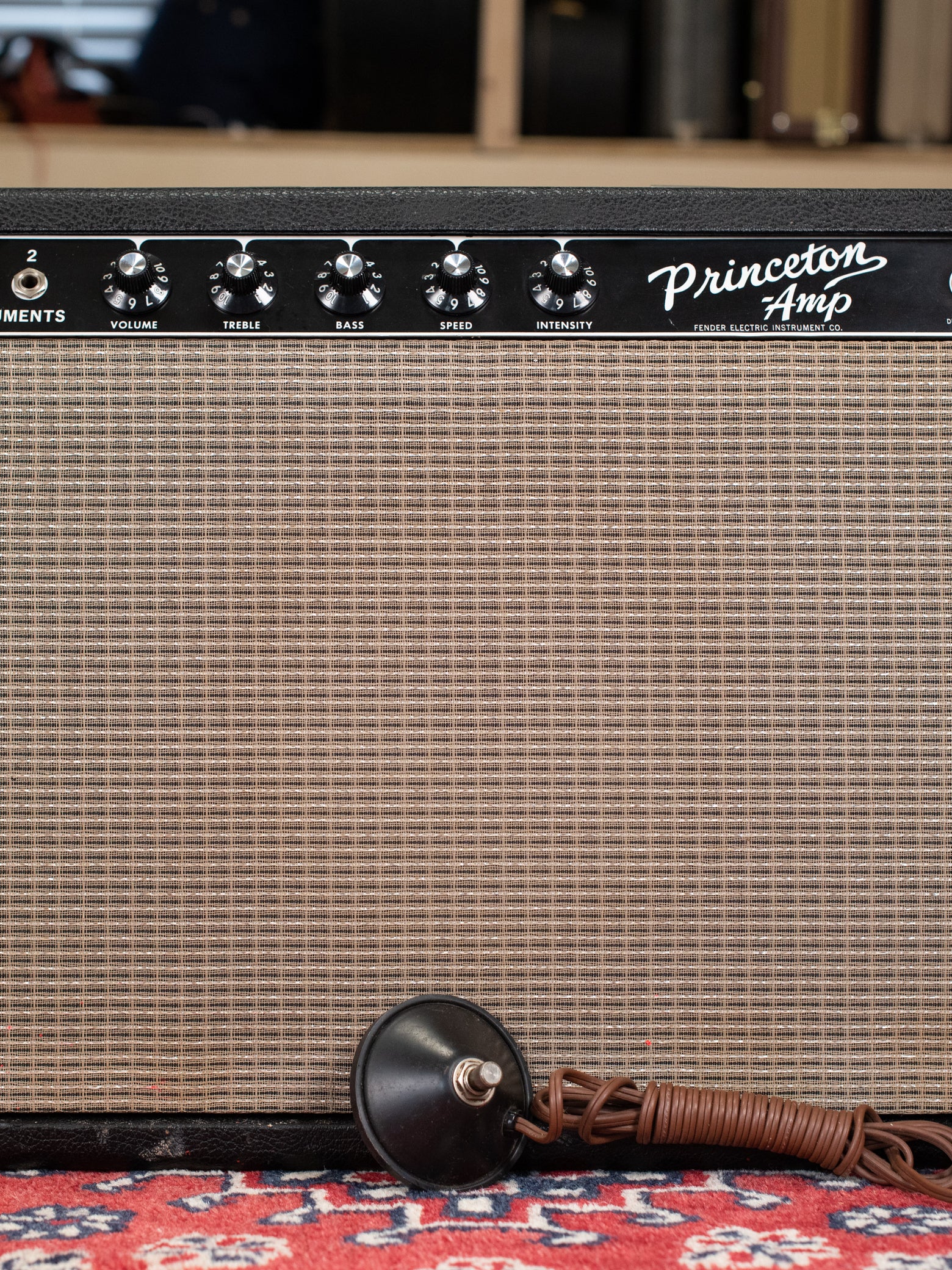 vintage Fender Princeton Amp black