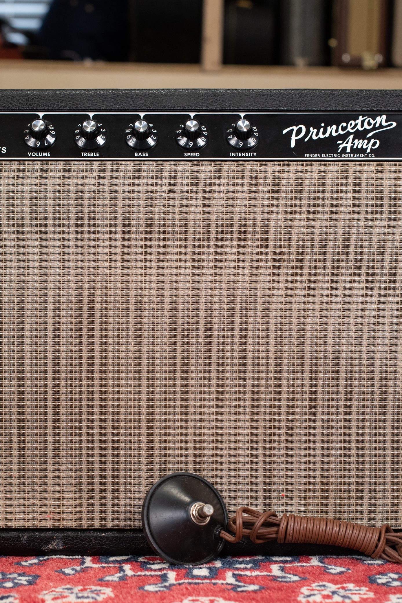 vintage Fender Princeton Amp black