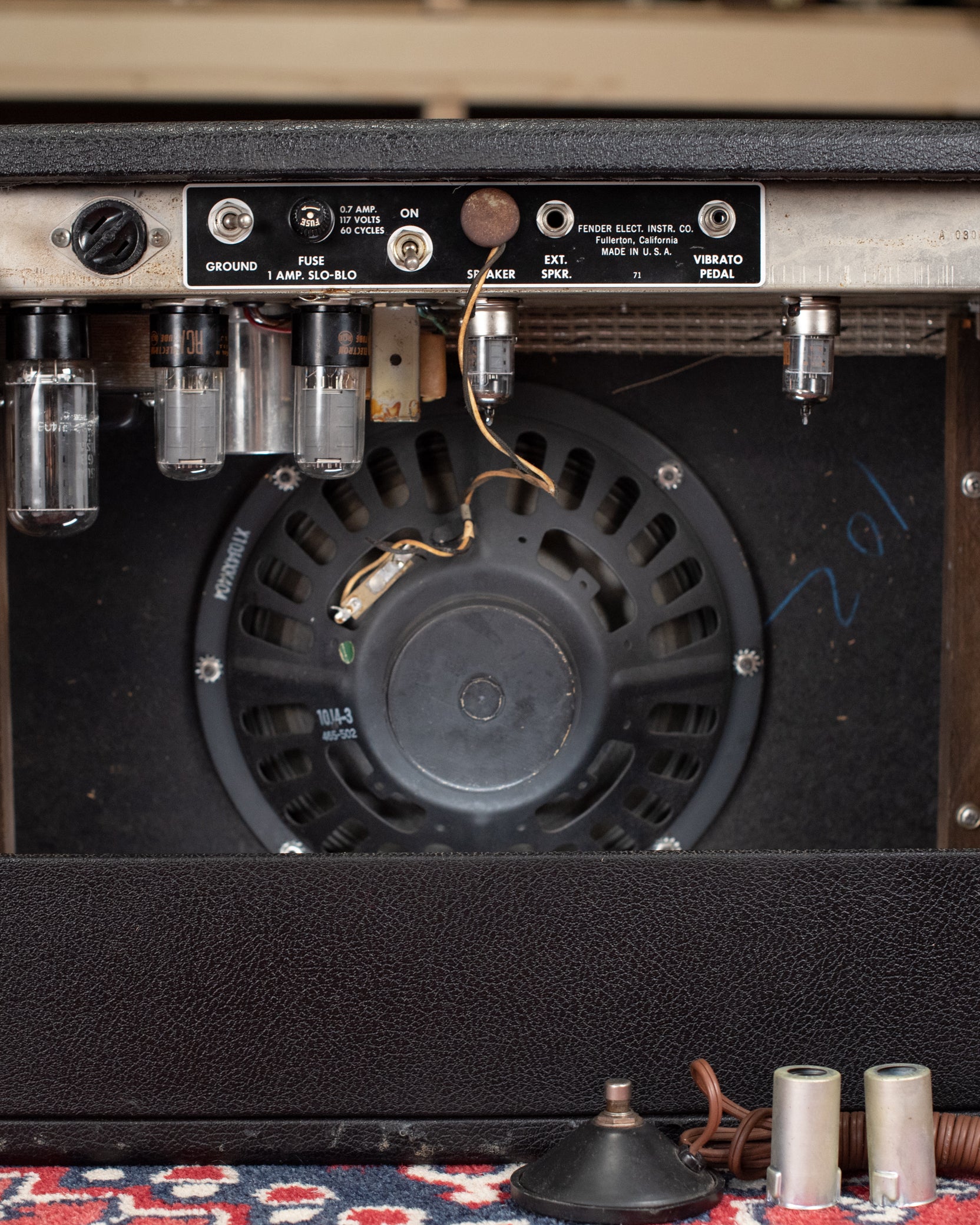 original tubes Fender amp