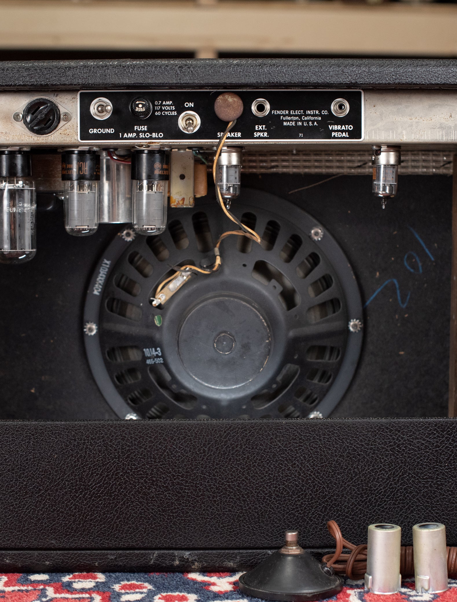 original tubes Fender amp