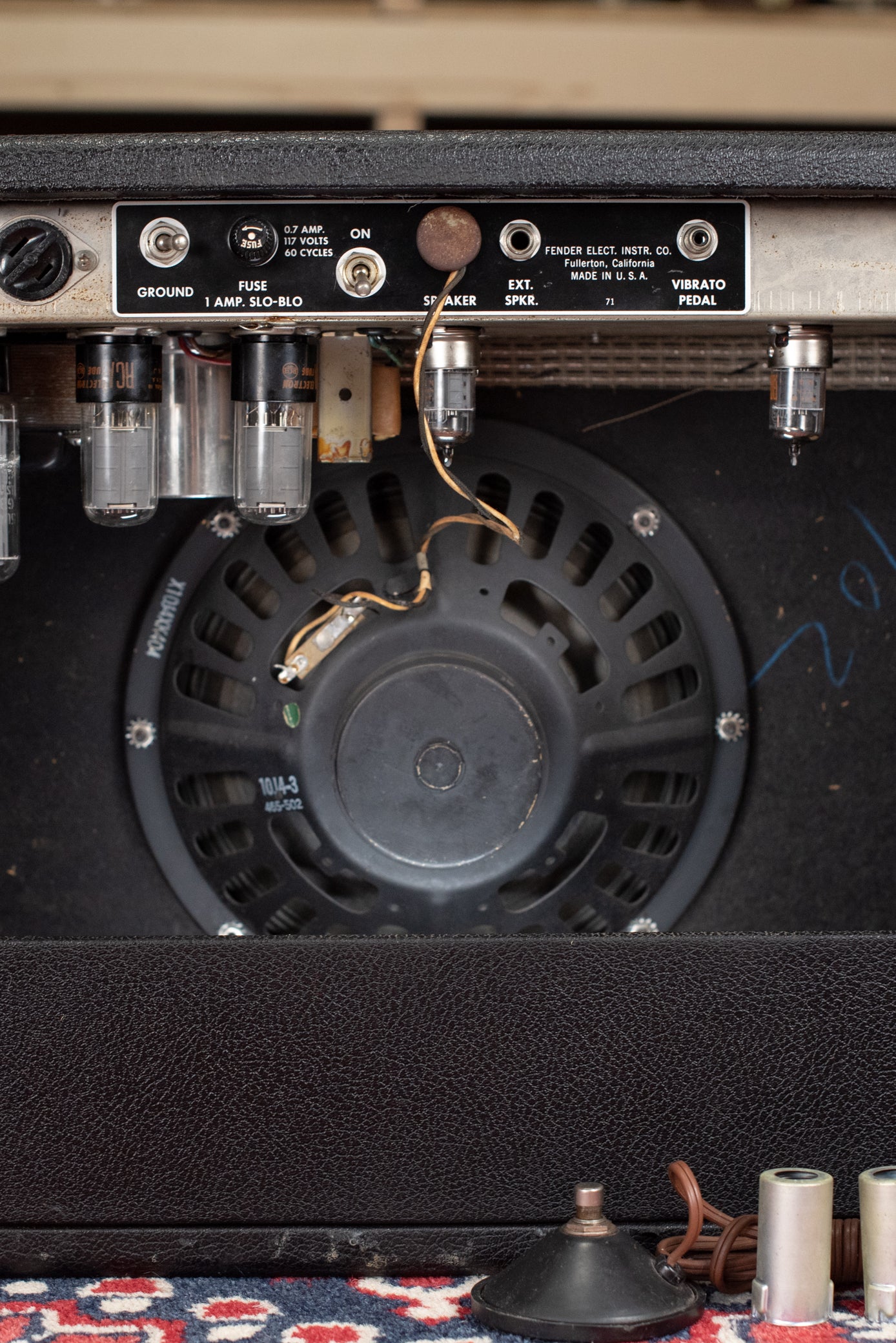 original tubes Fender amp