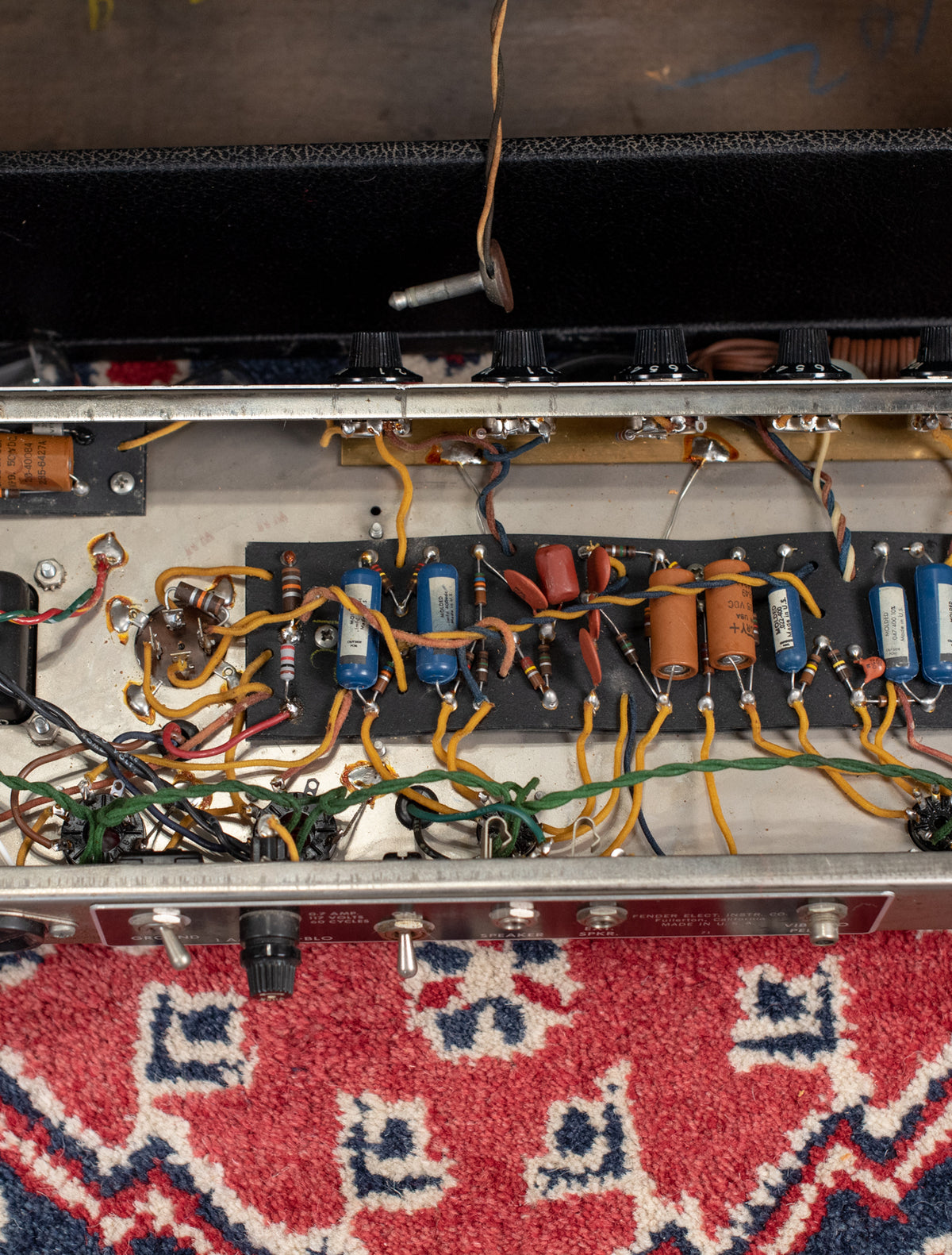 chassis, circuit, Fender Princeton