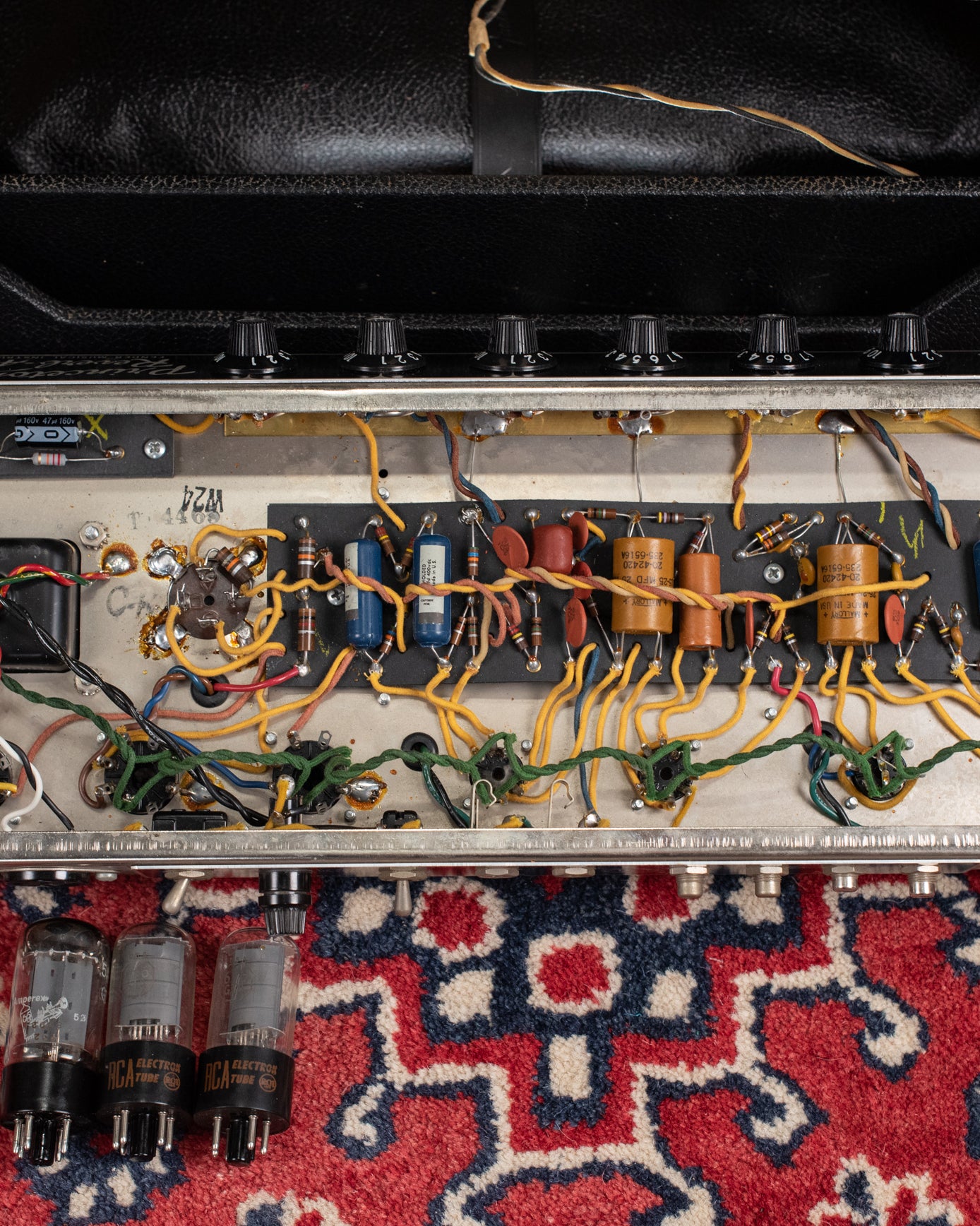 hand wired circuit board Fender Princeton Reverb