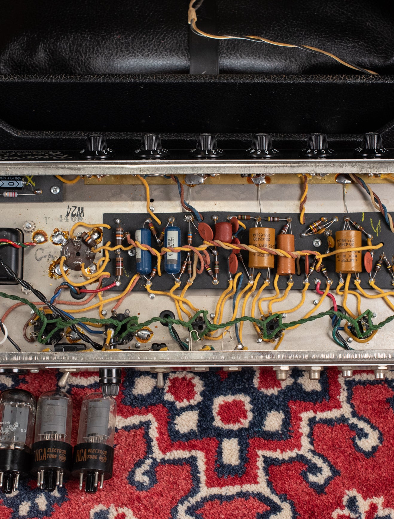 hand wired circuit board Fender Princeton Reverb