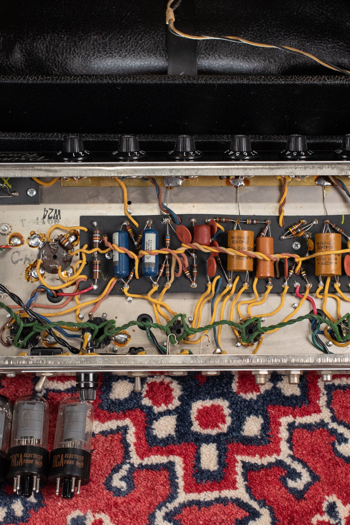 hand wired circuit board Fender Princeton Reverb