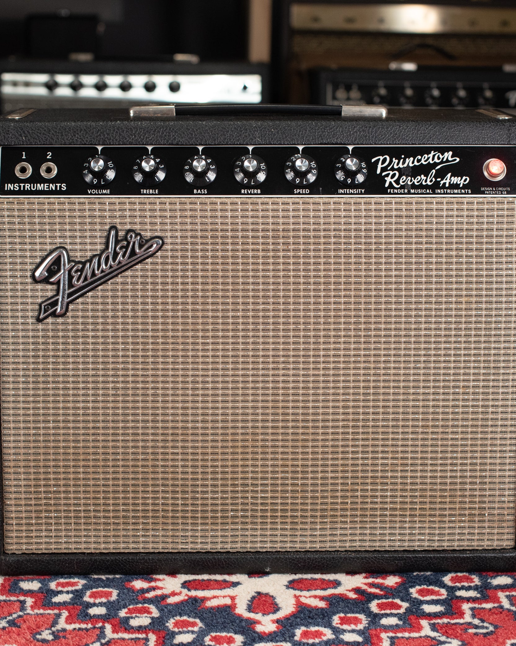 Vintage Fender guitar amplifier