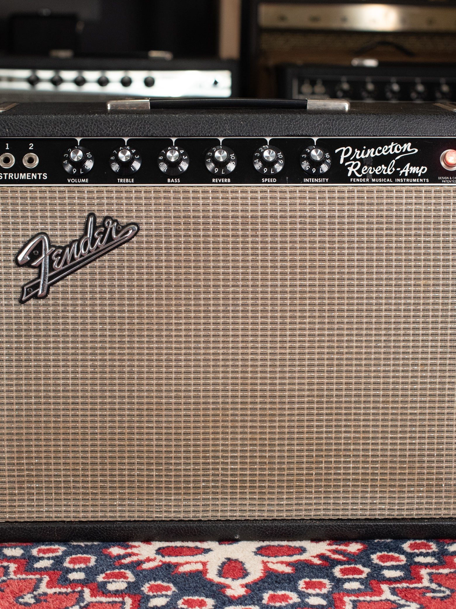 Vintage Fender guitar amplifier