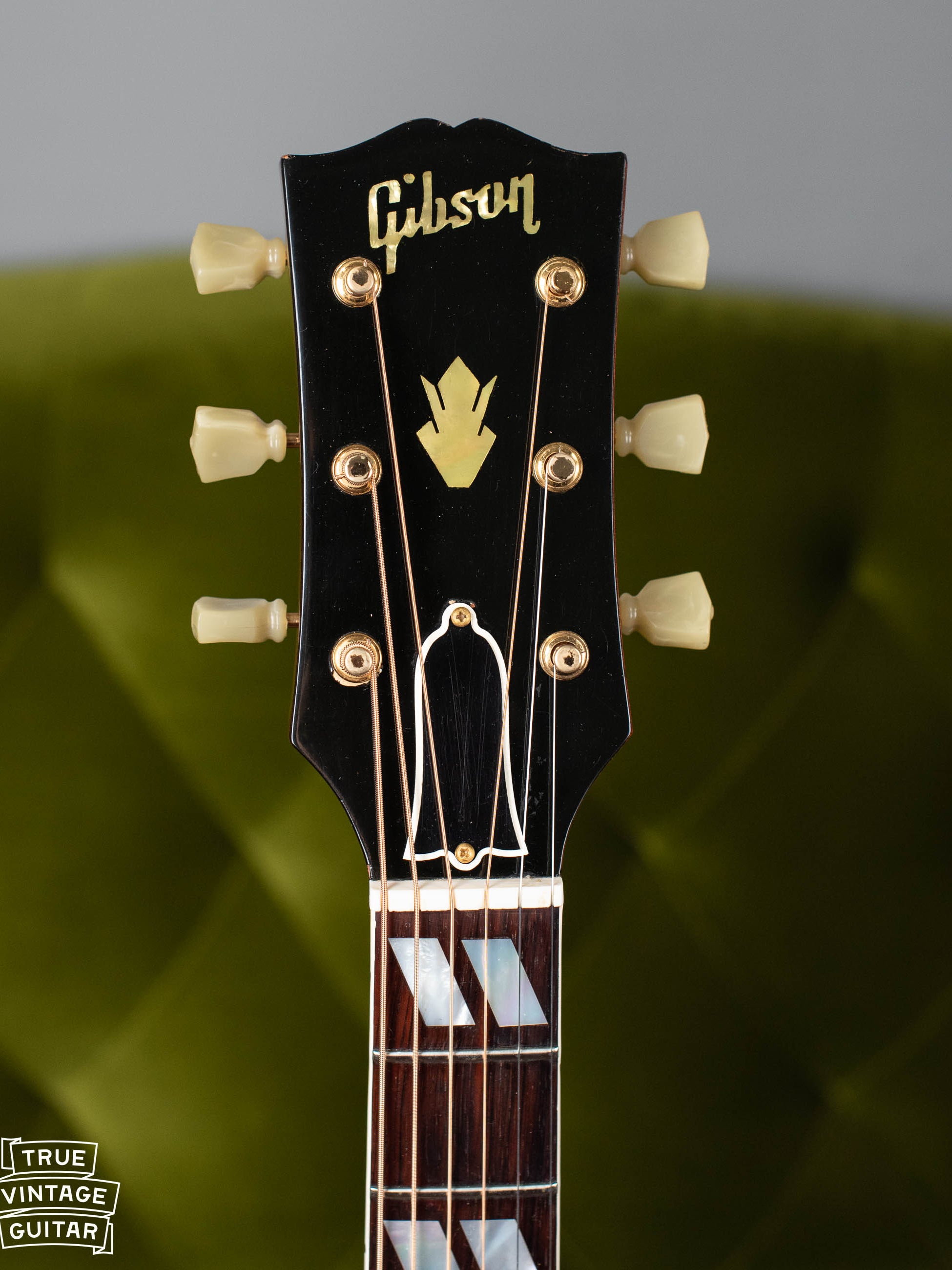 Gibson Hummingbird headstock, 1965
