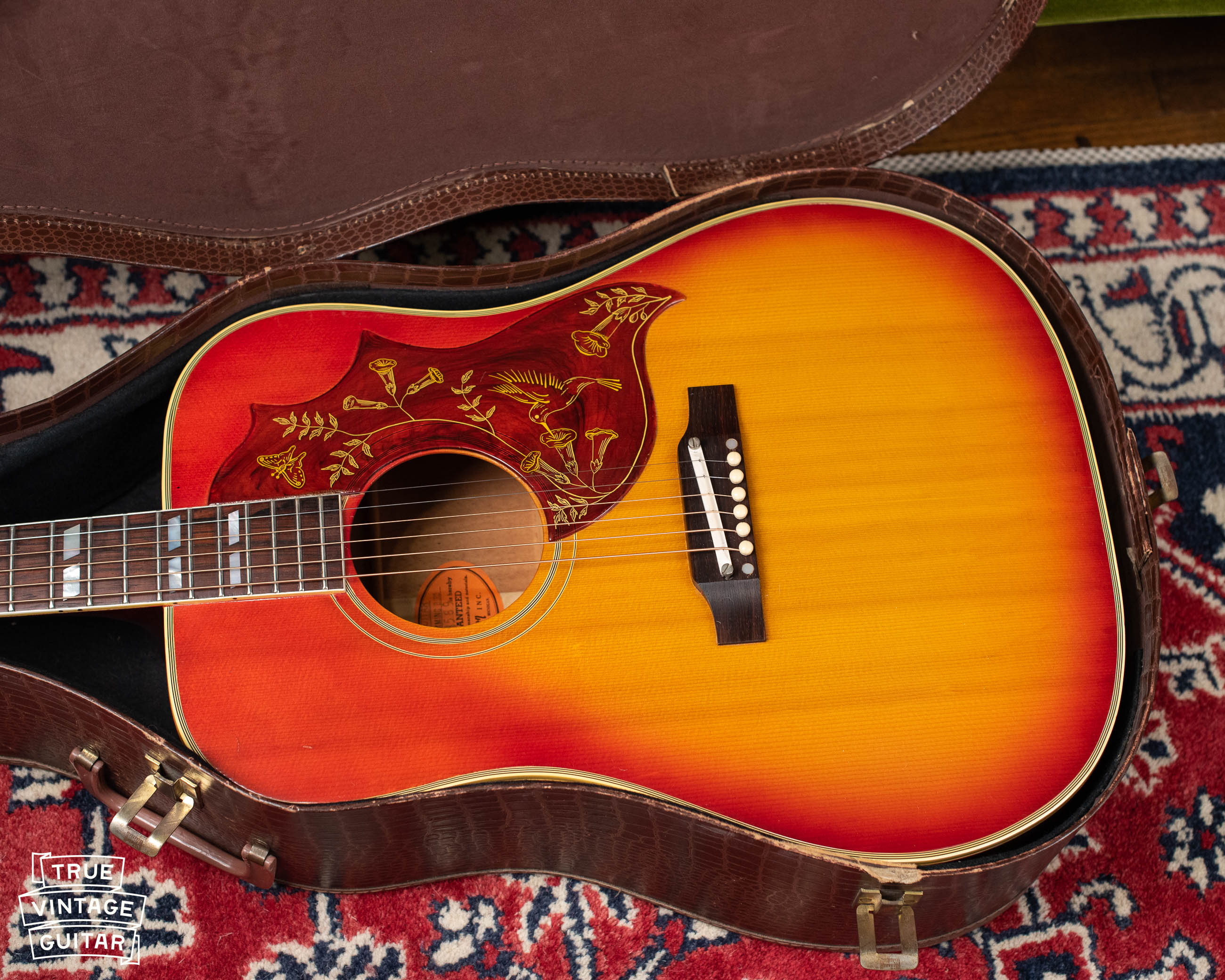 Vintage Gibson Hummingbird guitar 1960s