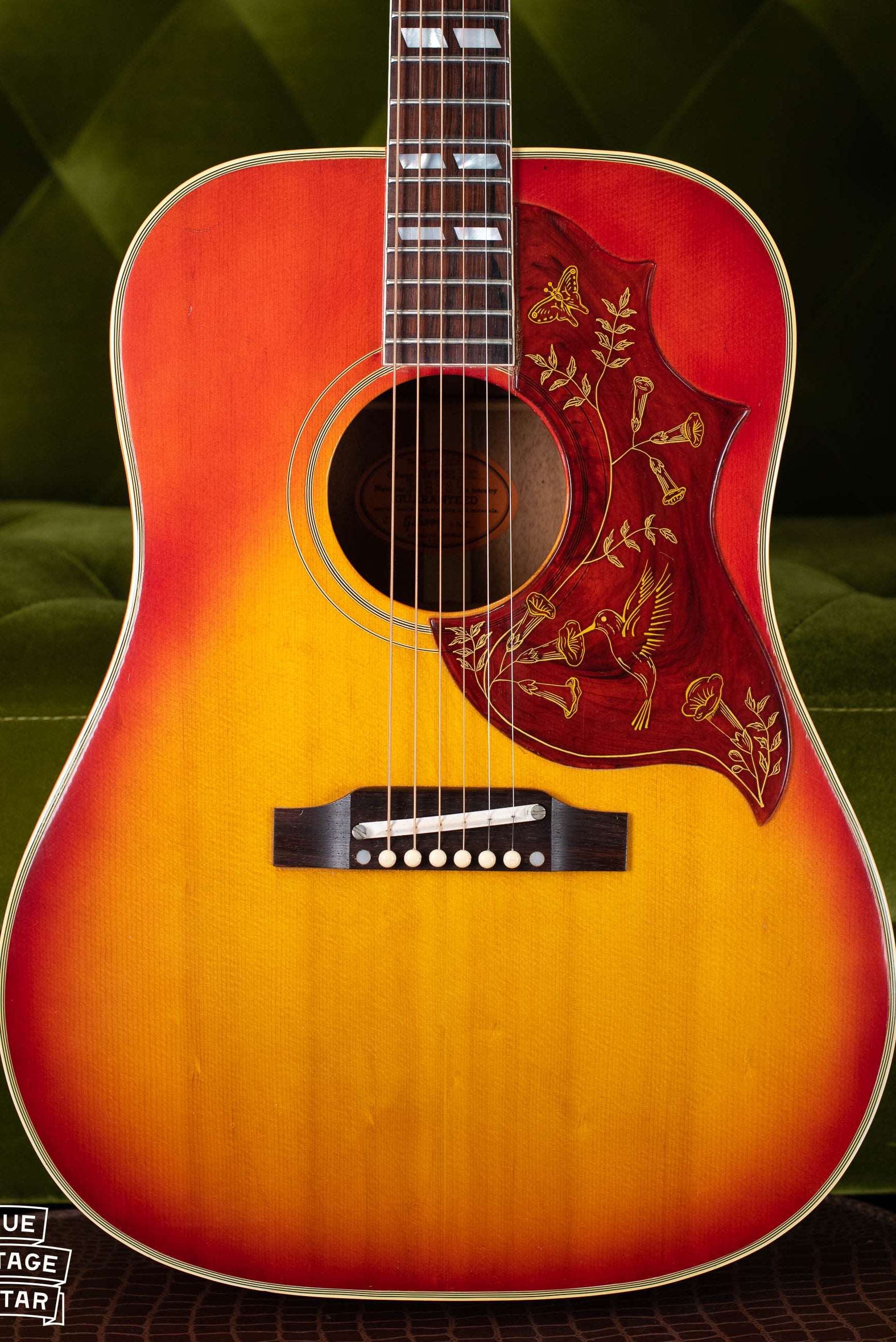 1965 Gibson Hummingbird vintage acoustic guitar