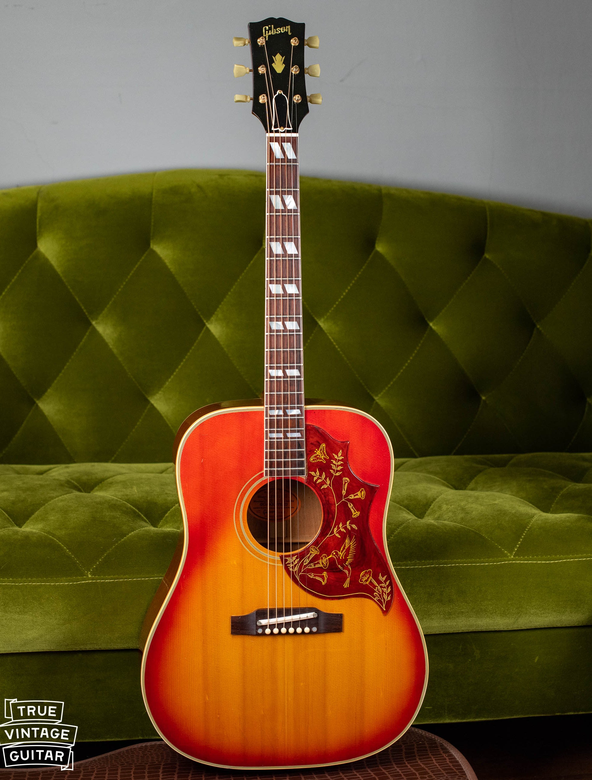 Vintage Gibson Hummingbird guitar 1960s