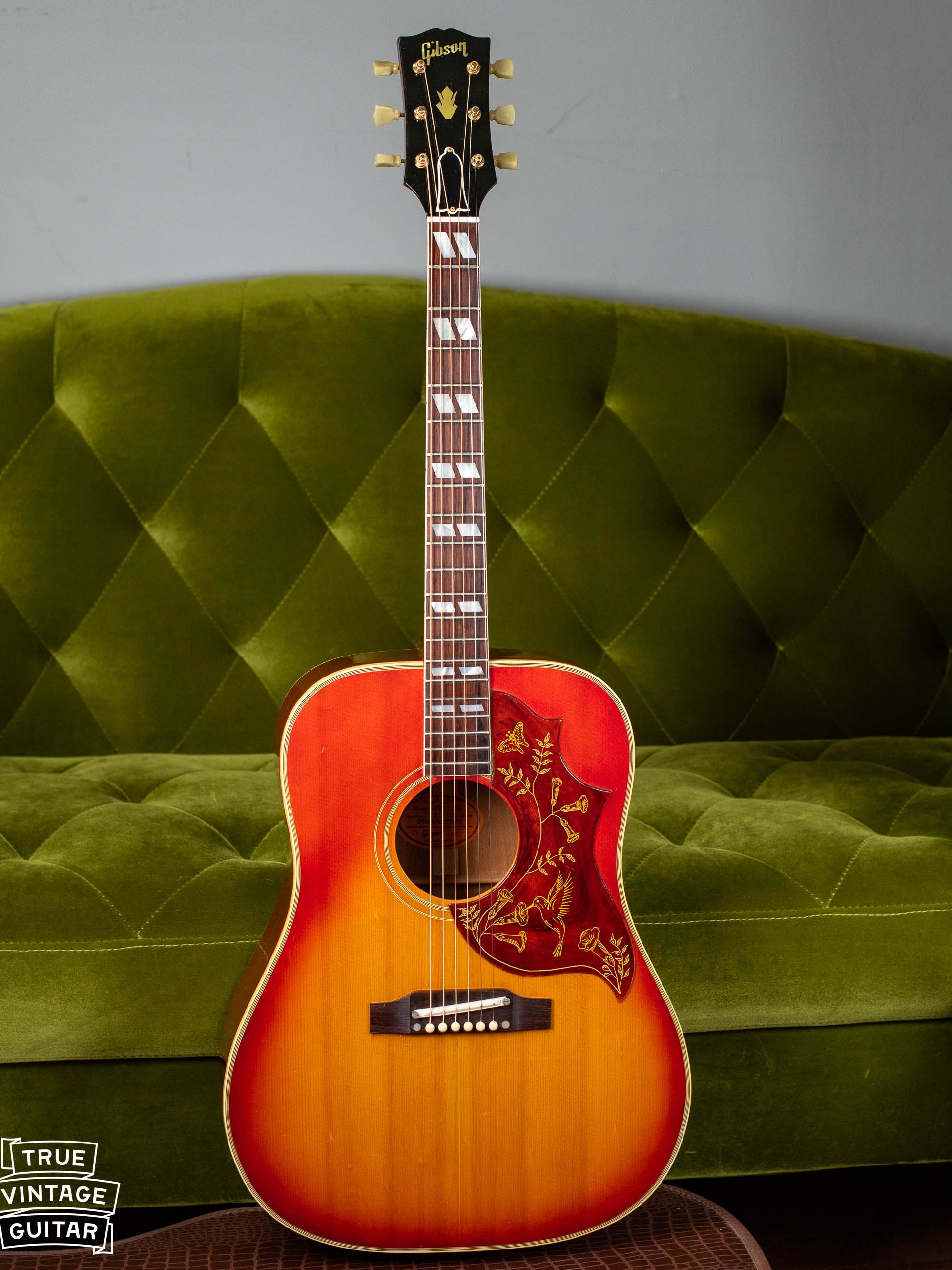 Vintage Gibson Hummingbird guitar 1960s