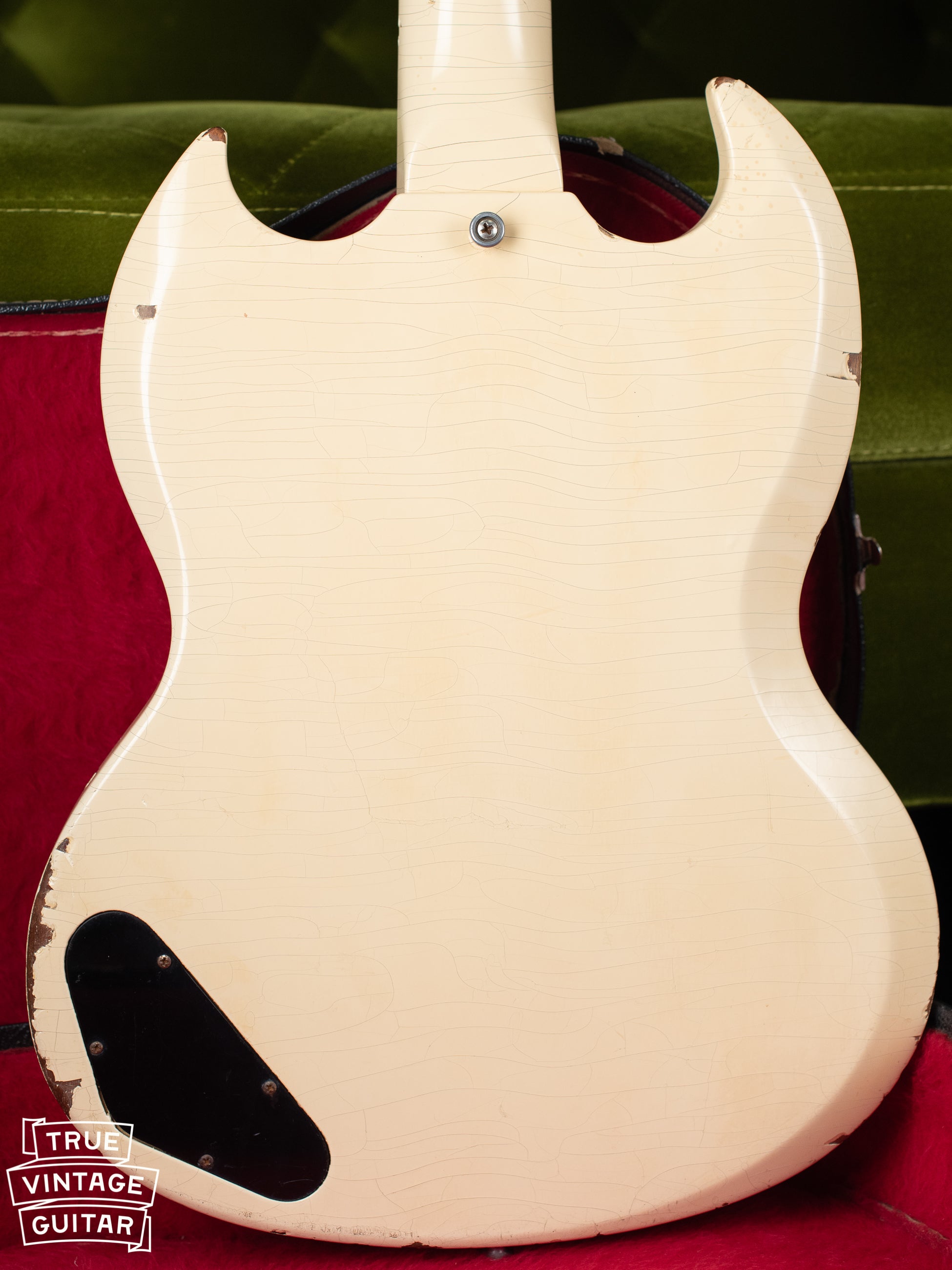 Polaris White finish, Gibson SG Jr Junior 1965
