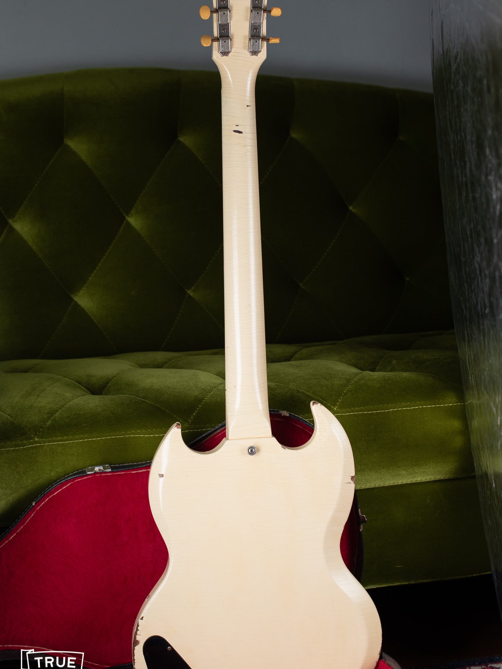 Vintage 1965 Gibson SG TV Junior White guitar