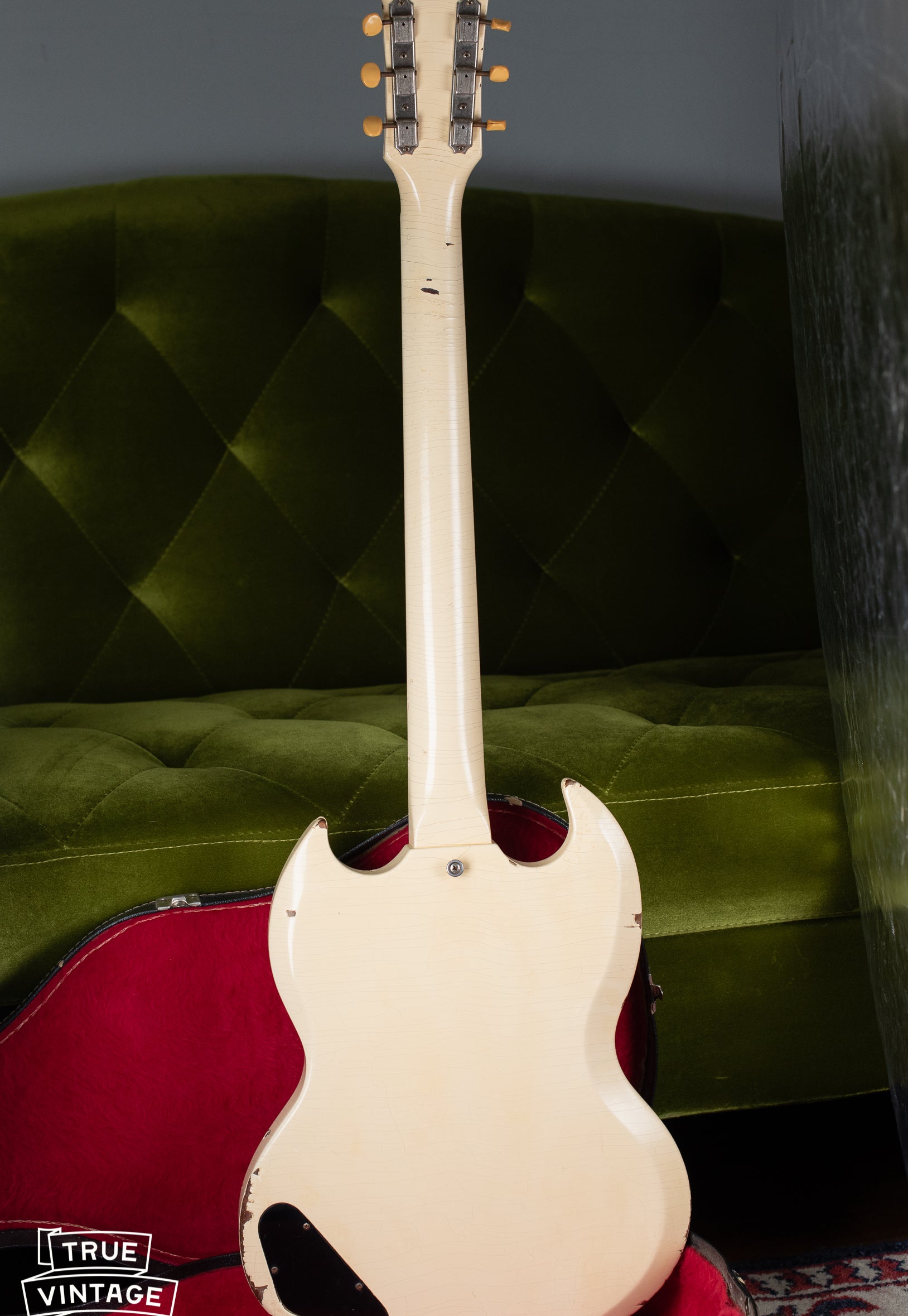 Vintage 1965 Gibson SG TV Junior White guitar