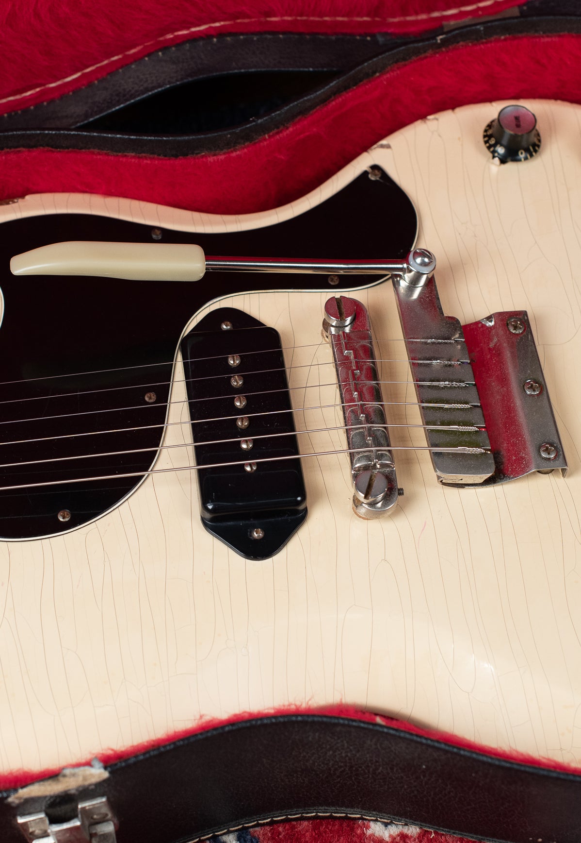 Vintage 1965 Gibson SG TV Junior White guitar