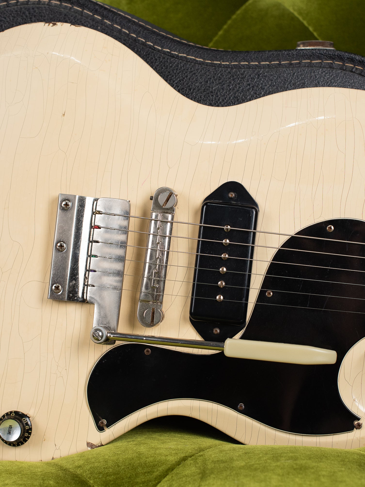 Vintage 1965 Gibson SG TV Junior White guitar