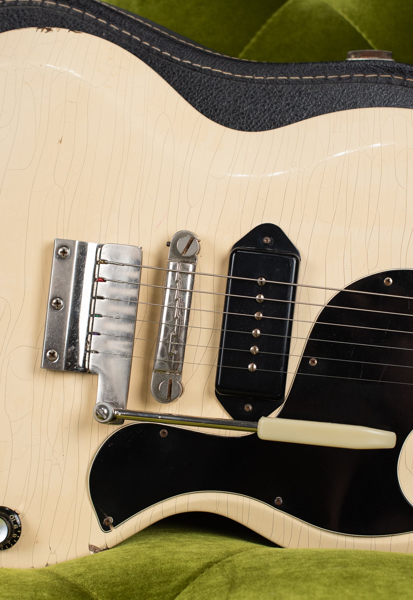 Vintage 1965 Gibson SG TV Junior White guitar