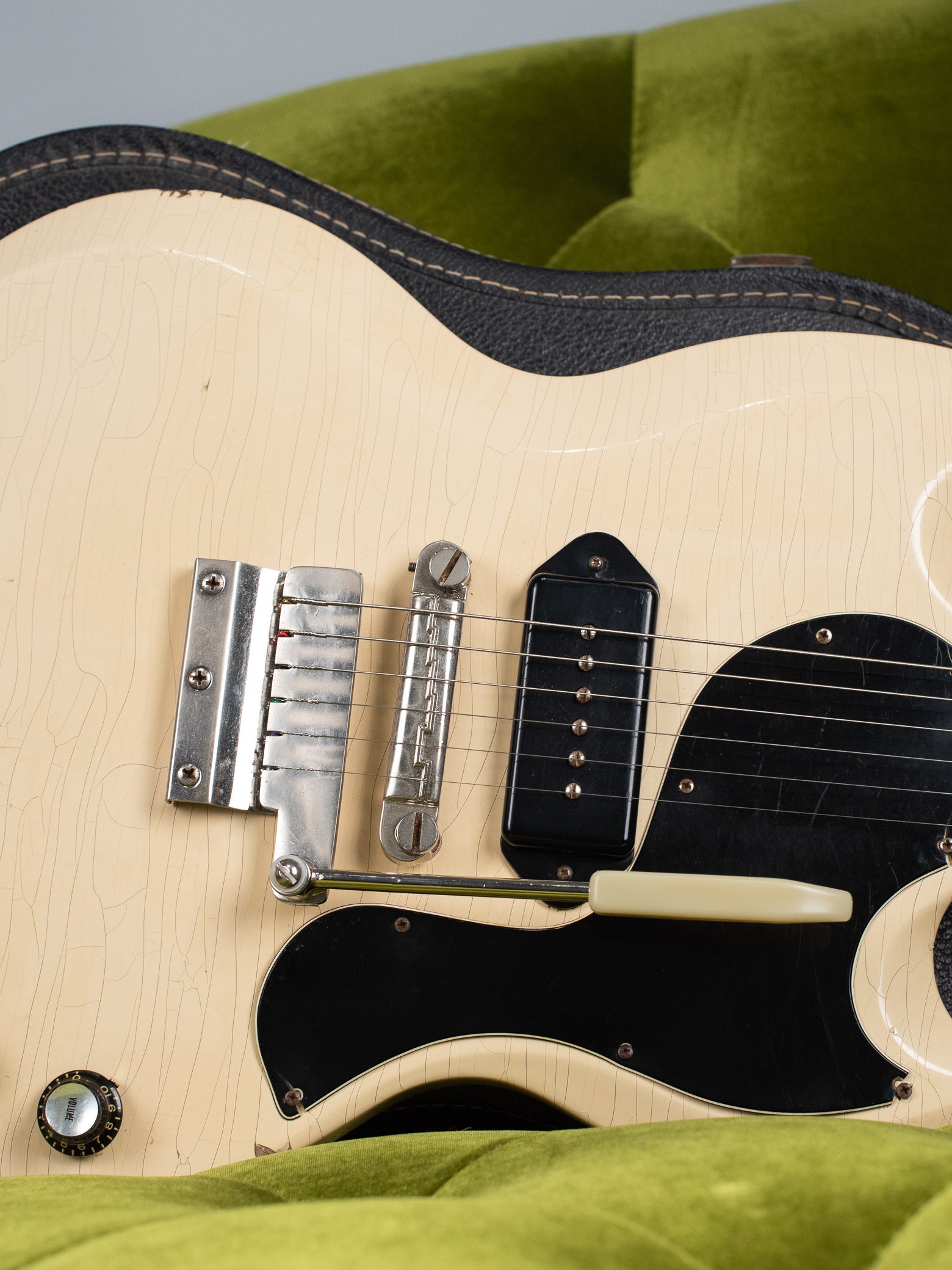 Vintage 1965 Gibson SG TV Junior White guitar