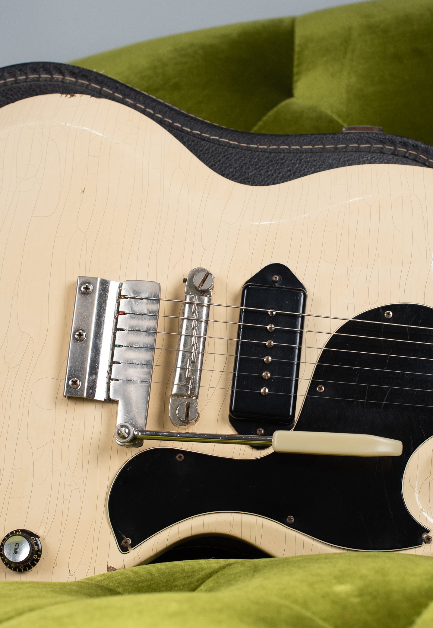Vintage 1965 Gibson SG TV Junior White guitar