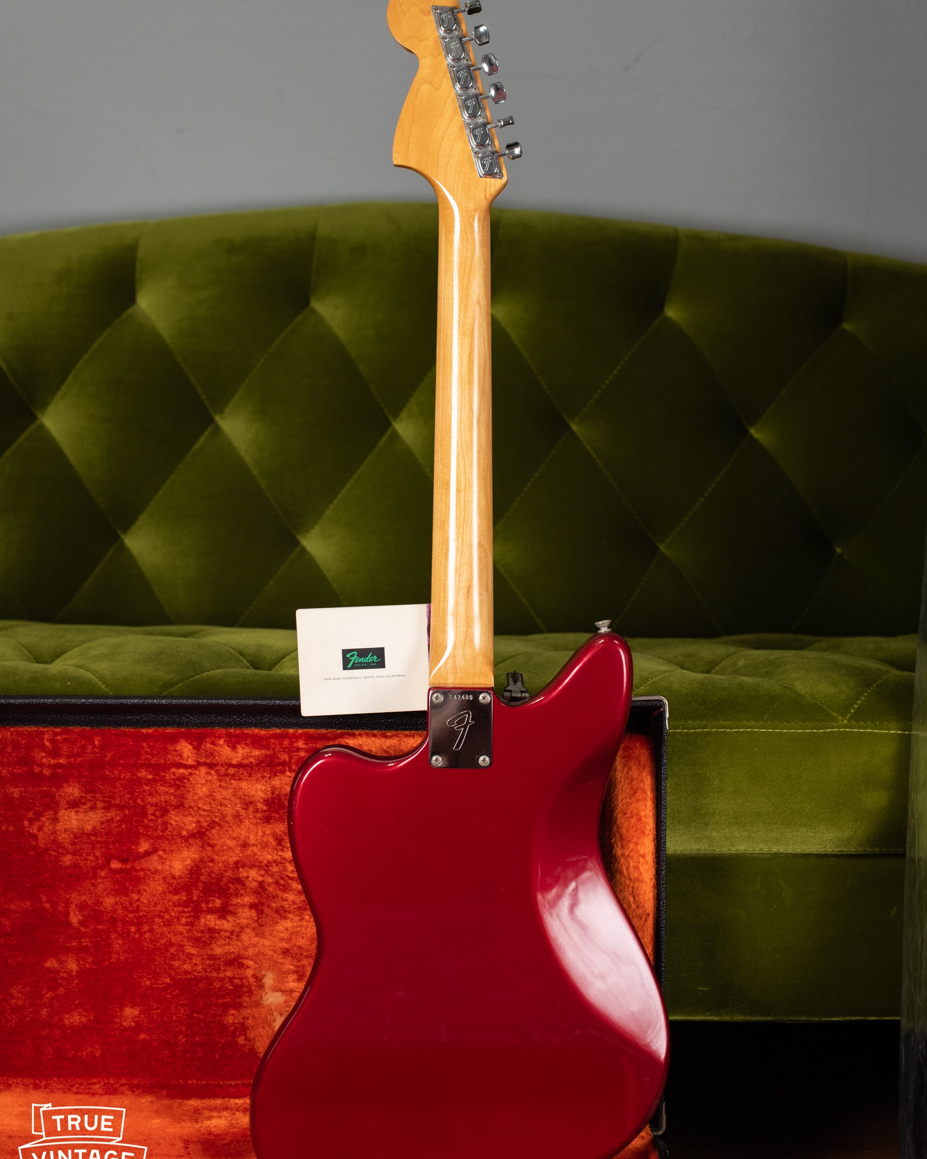 Vintage 1966 Fender Jaguar Red