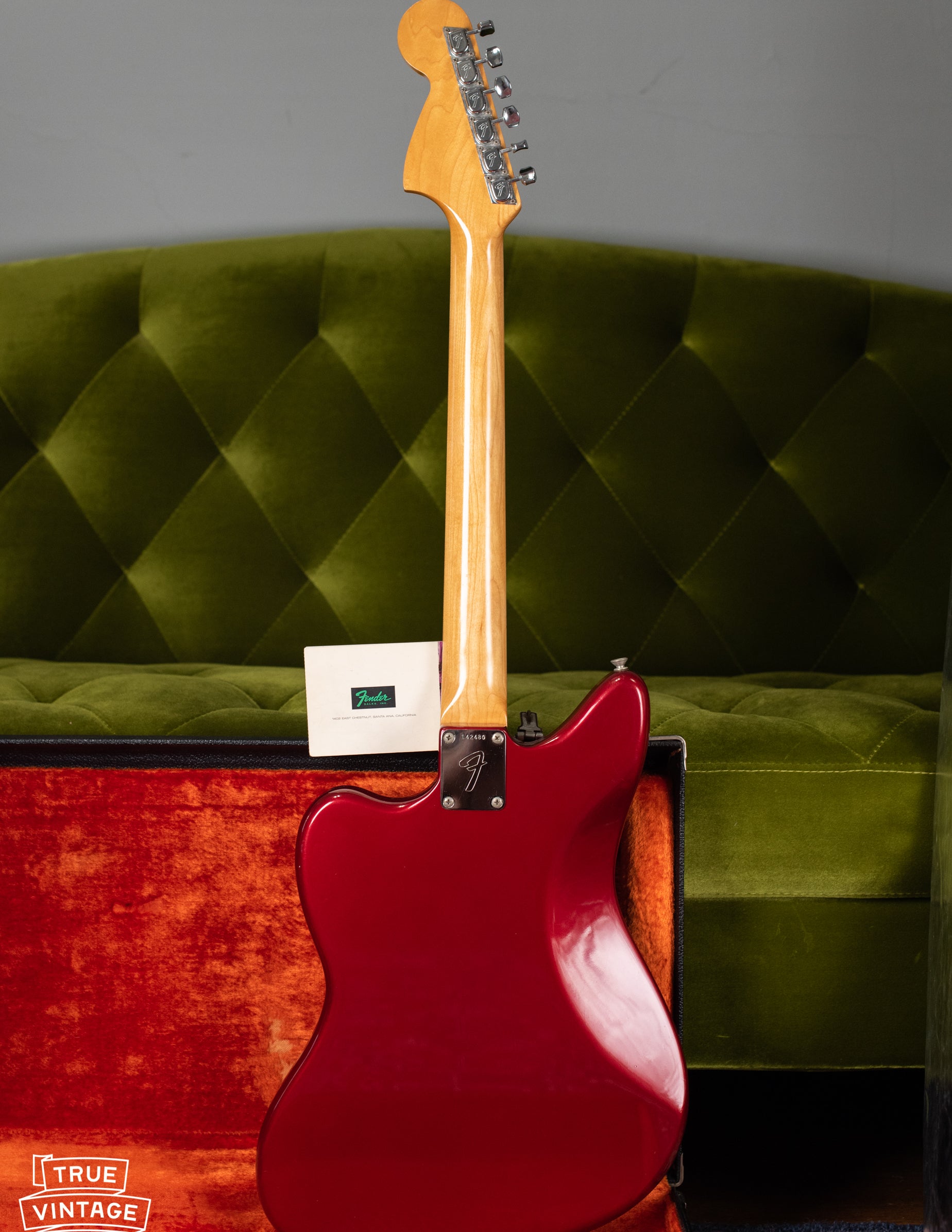 Vintage 1966 Fender Jaguar Red