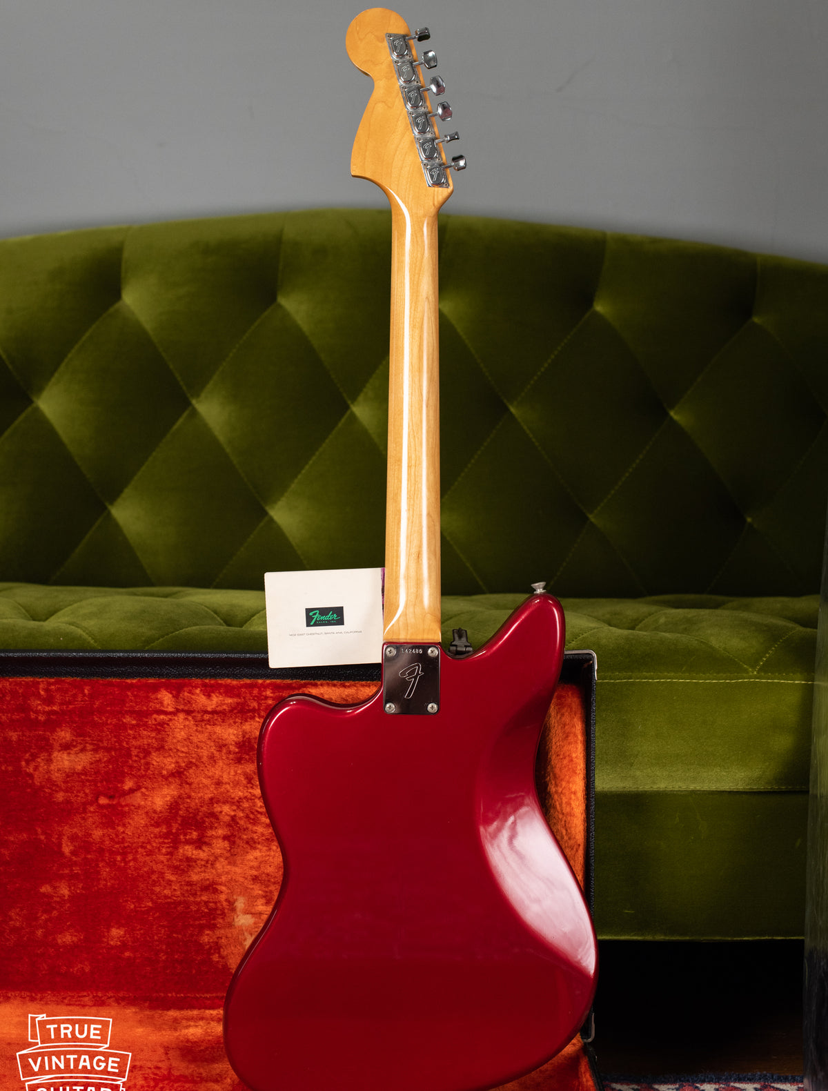 Vintage 1966 Fender Jaguar Red