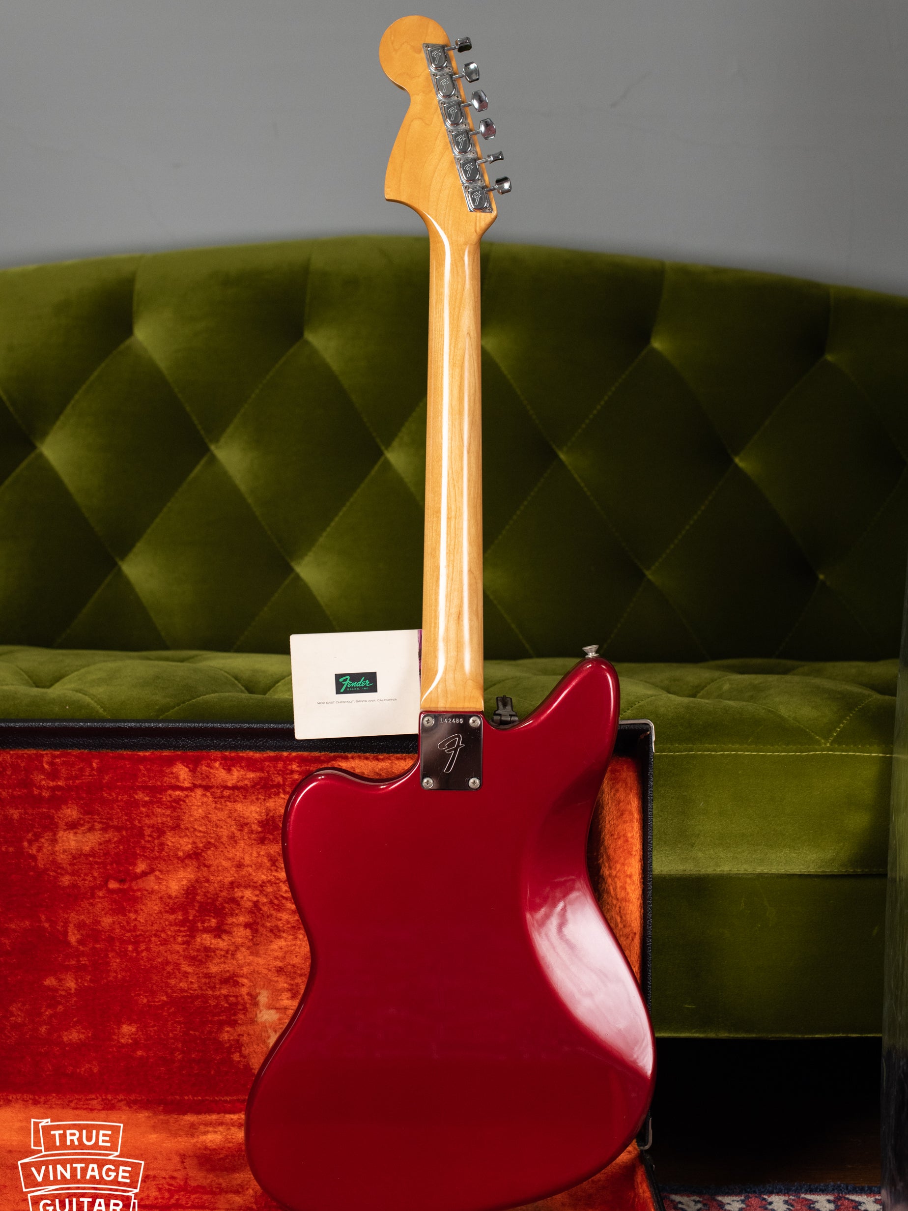 Vintage 1966 Fender Jaguar Red