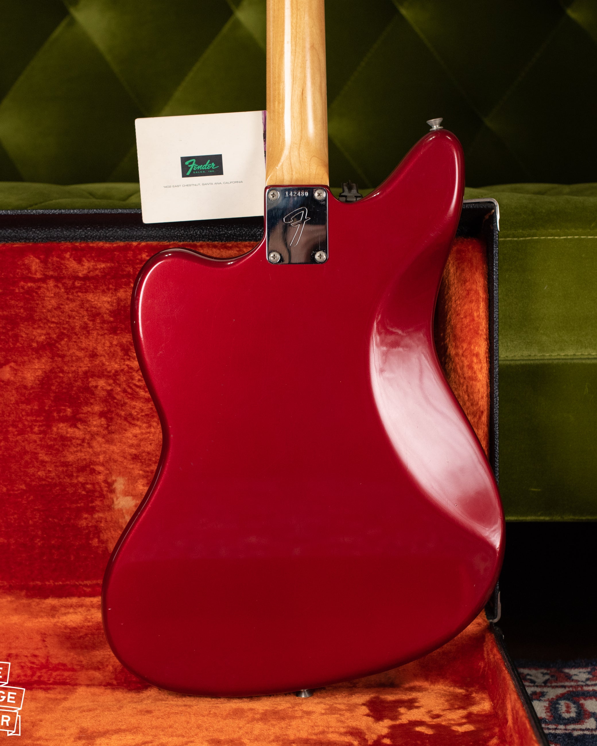 Candy Apple Red Metallic Fender Jaguar 1966