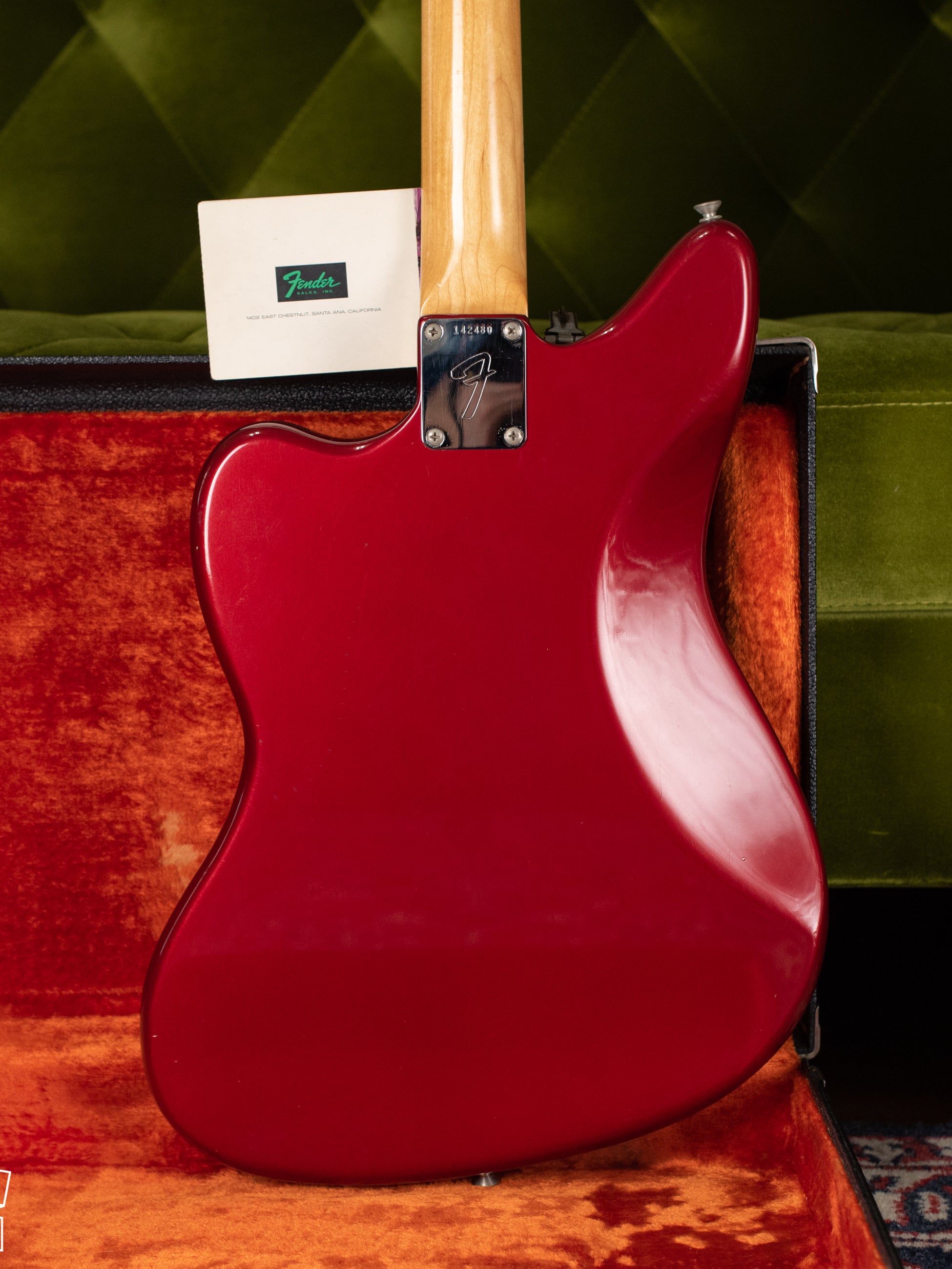 Candy Apple Red Metallic Fender Jaguar 1966