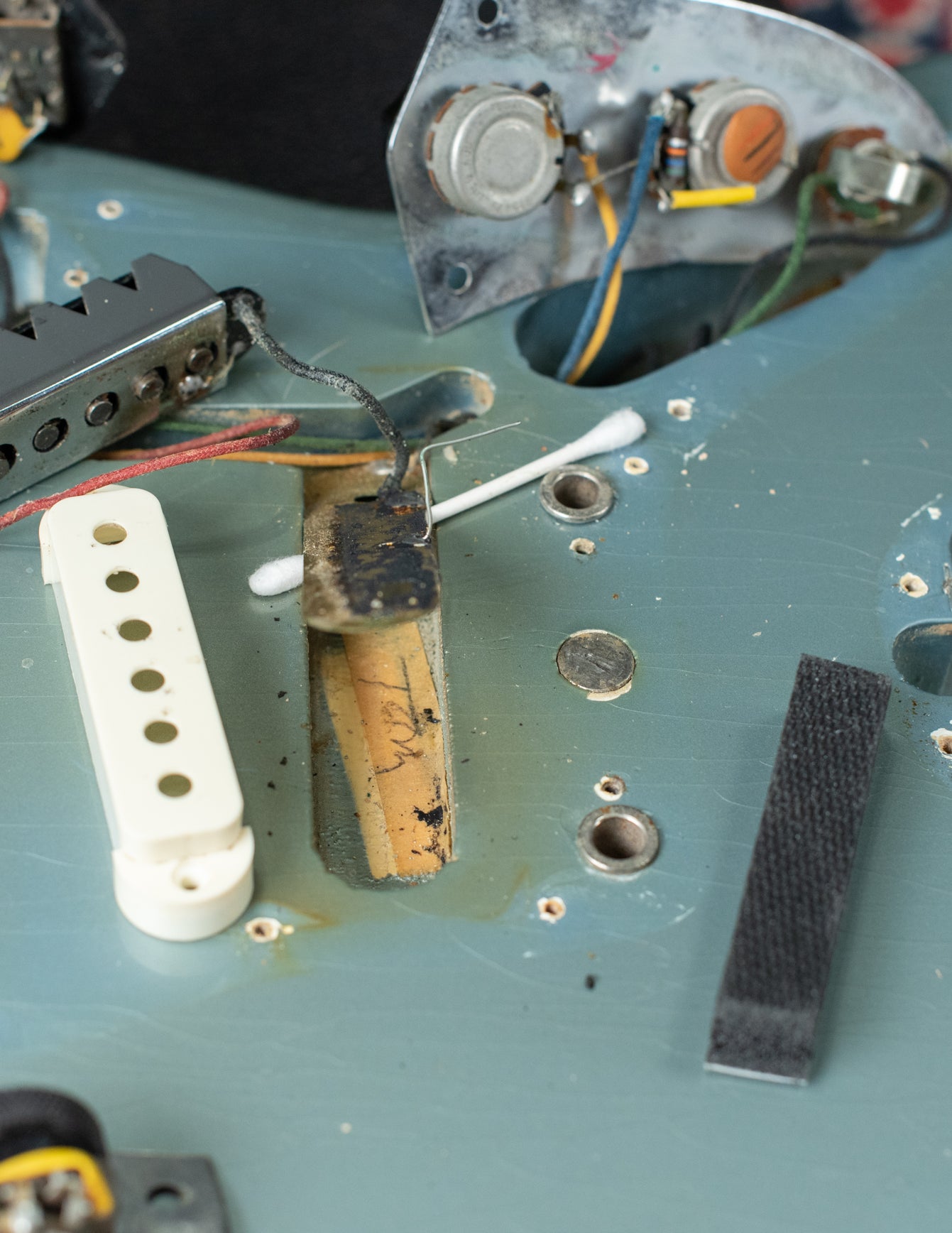 bridge pickup cavity masking tape