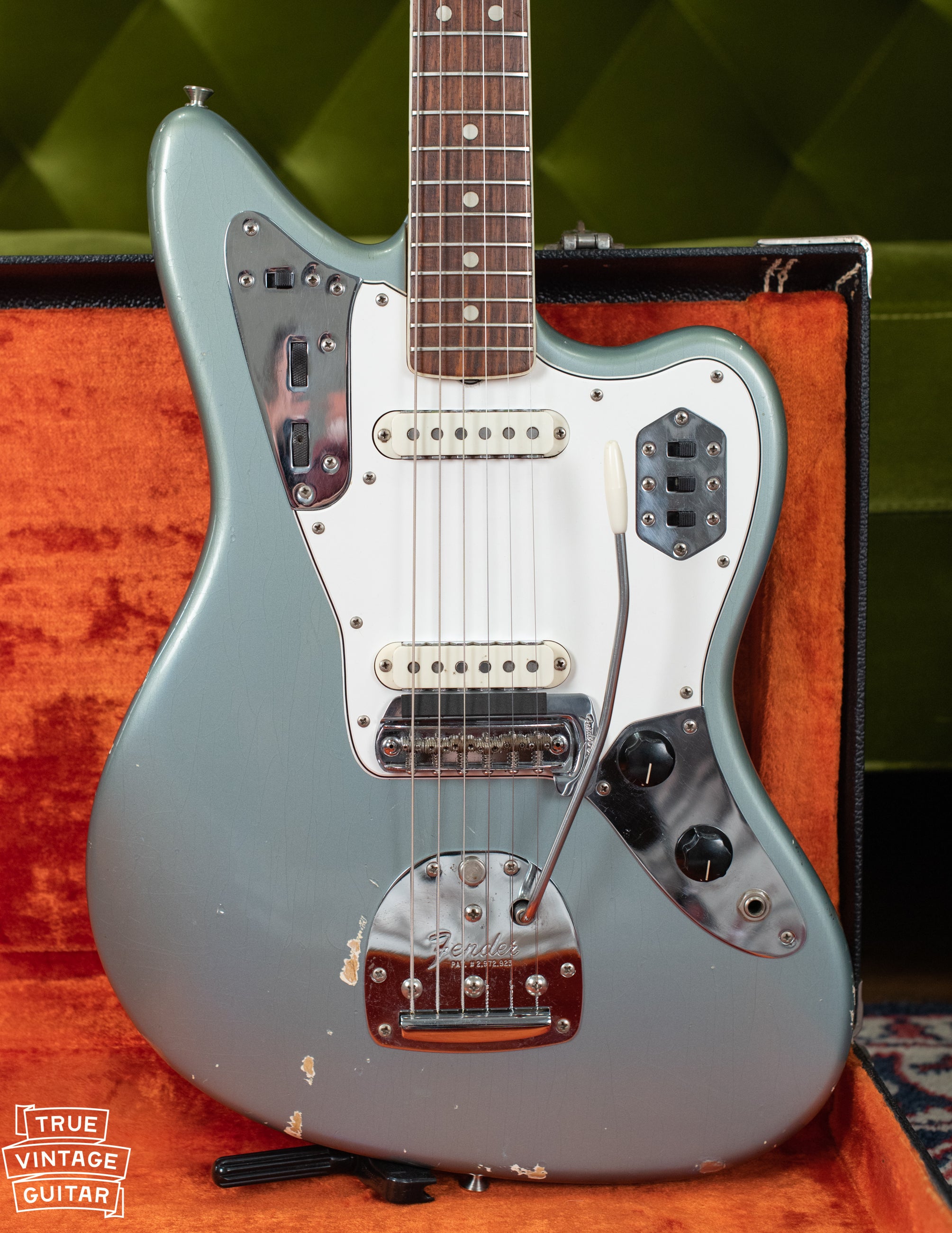 1966 Fender Jaguar Blue Ice Metallic finish