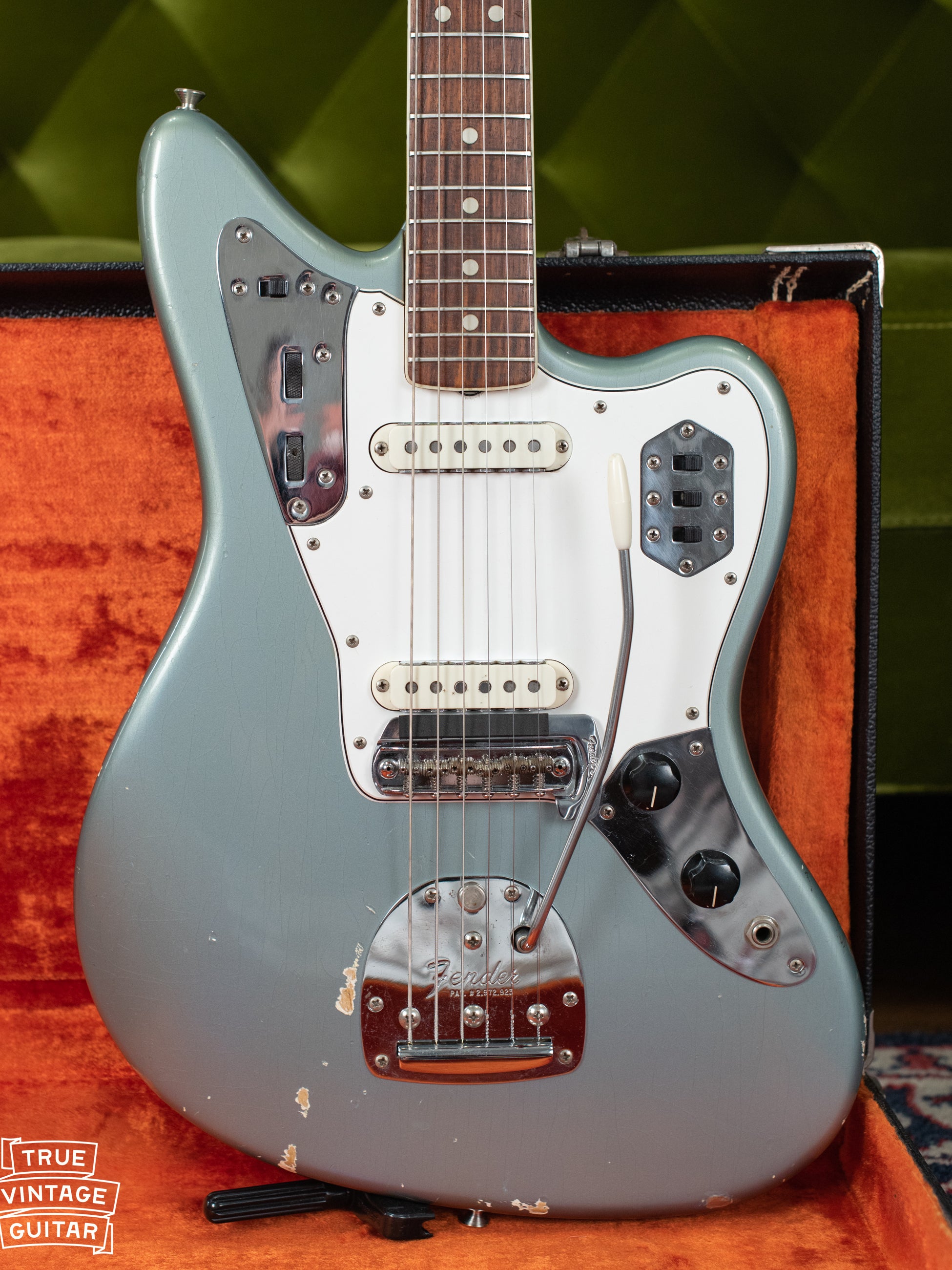 1966 Fender Jaguar Blue Ice Metallic finish