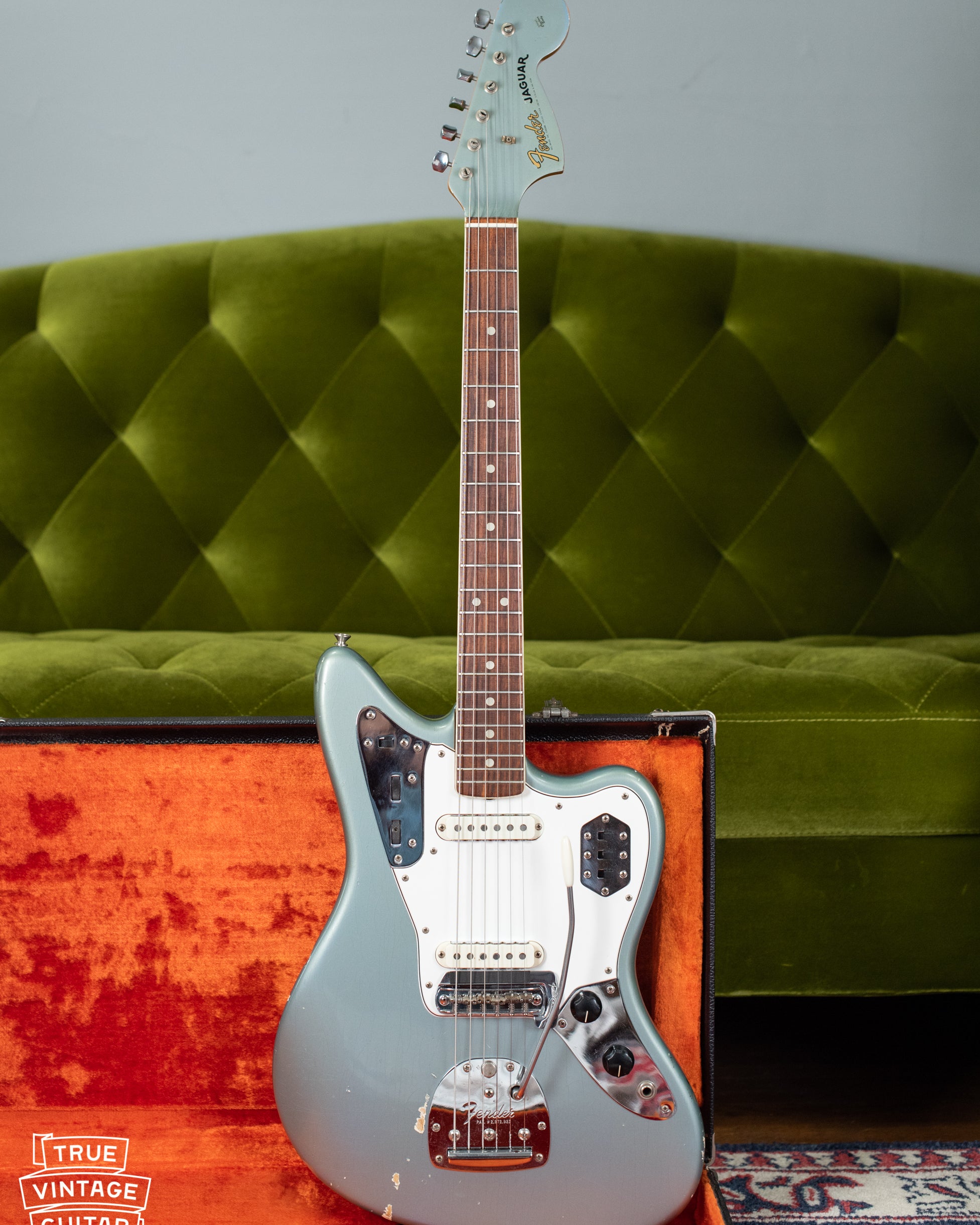 1966 Fender Jaguar custom color Blue Ice Metallic