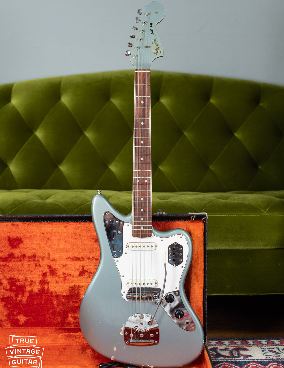 1966 Fender Jaguar custom color Blue Ice Metallic
