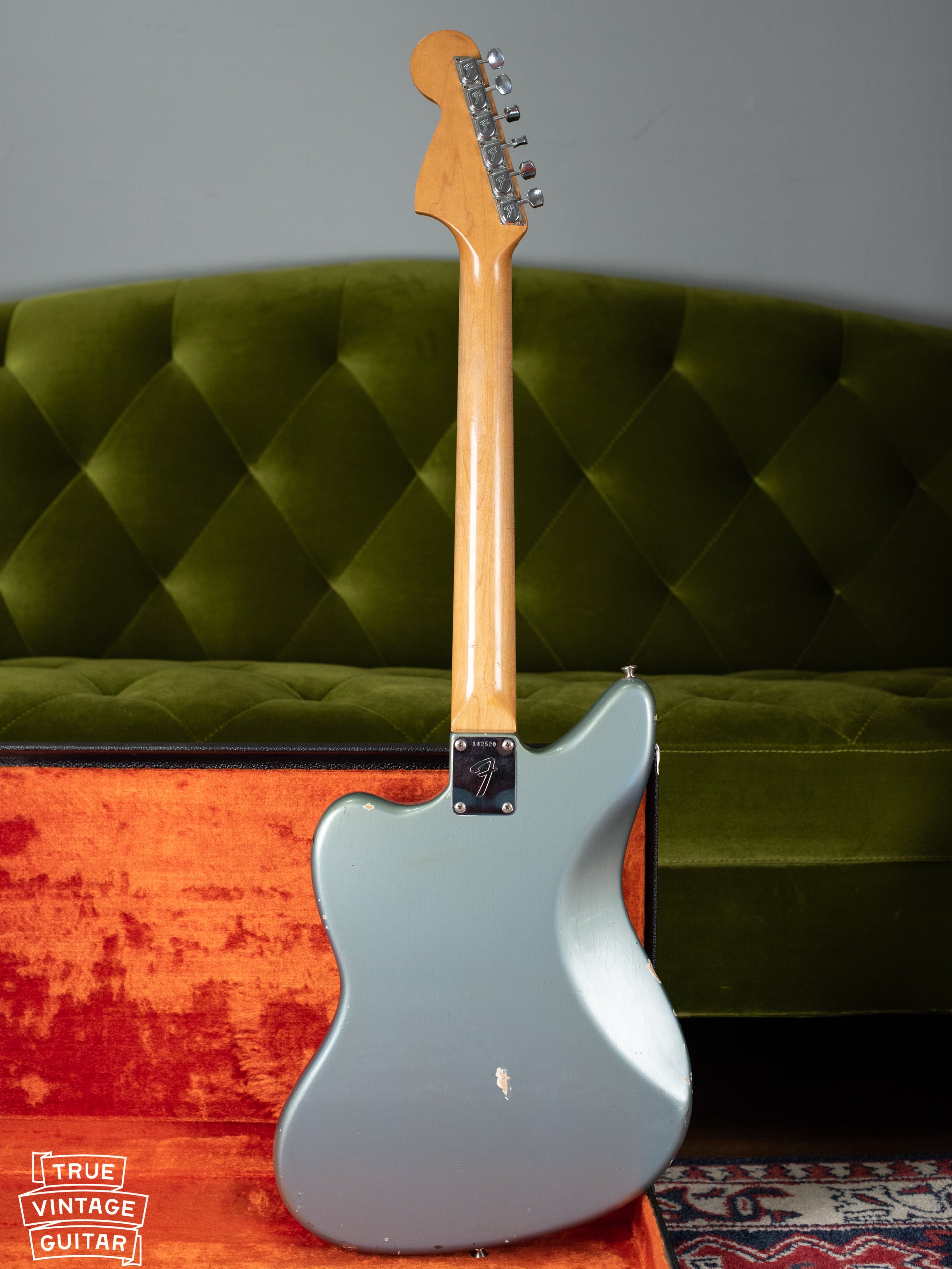 Vintage 1966 Fender Jaguar Blue Ice Metallic