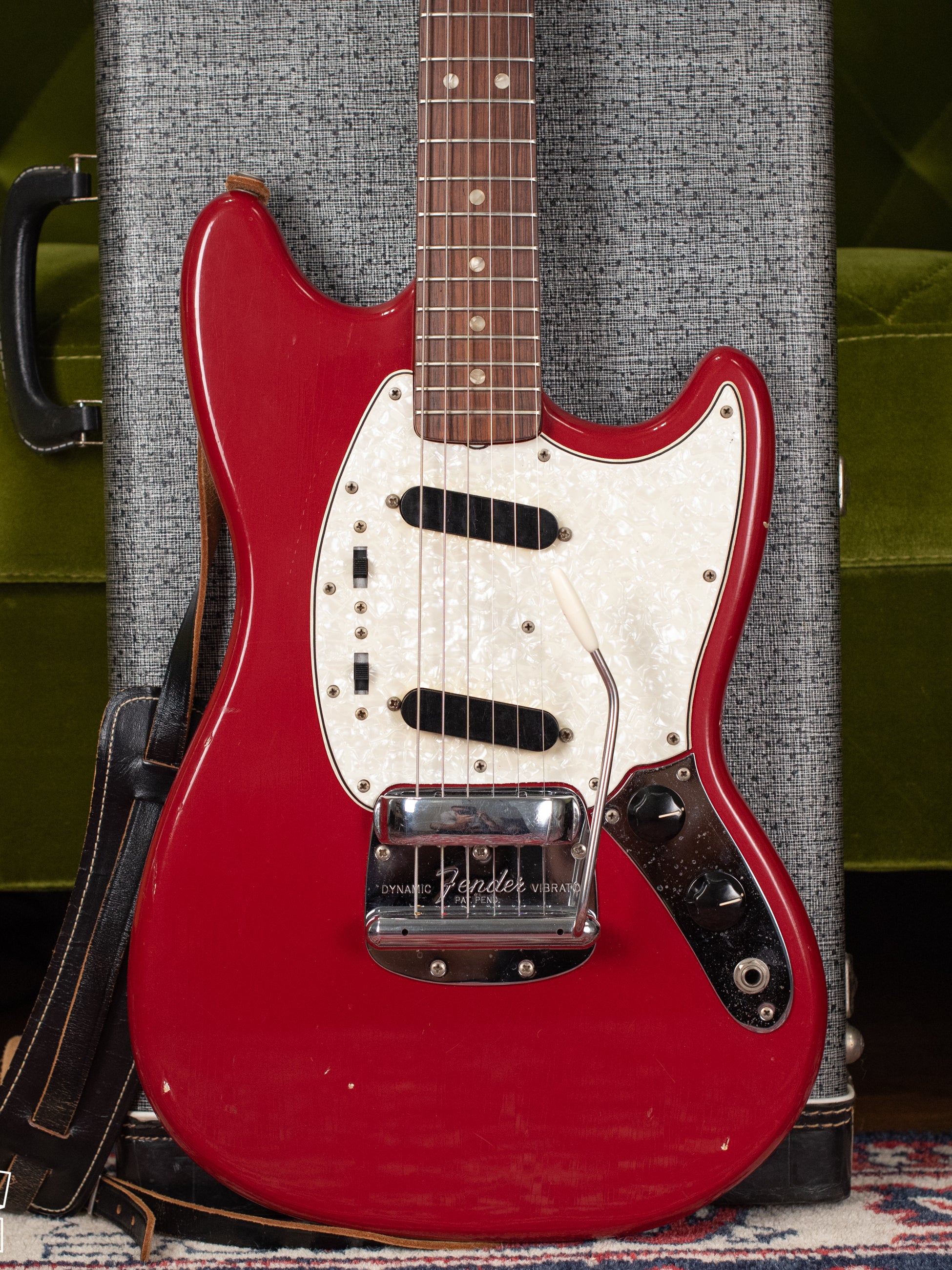 1966 Fender Mustang Guitar Red