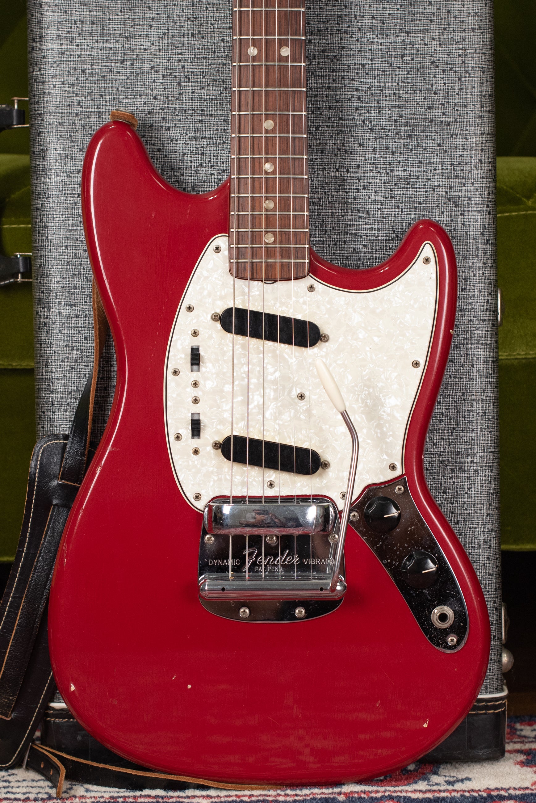 1966 Fender Mustang Guitar Red