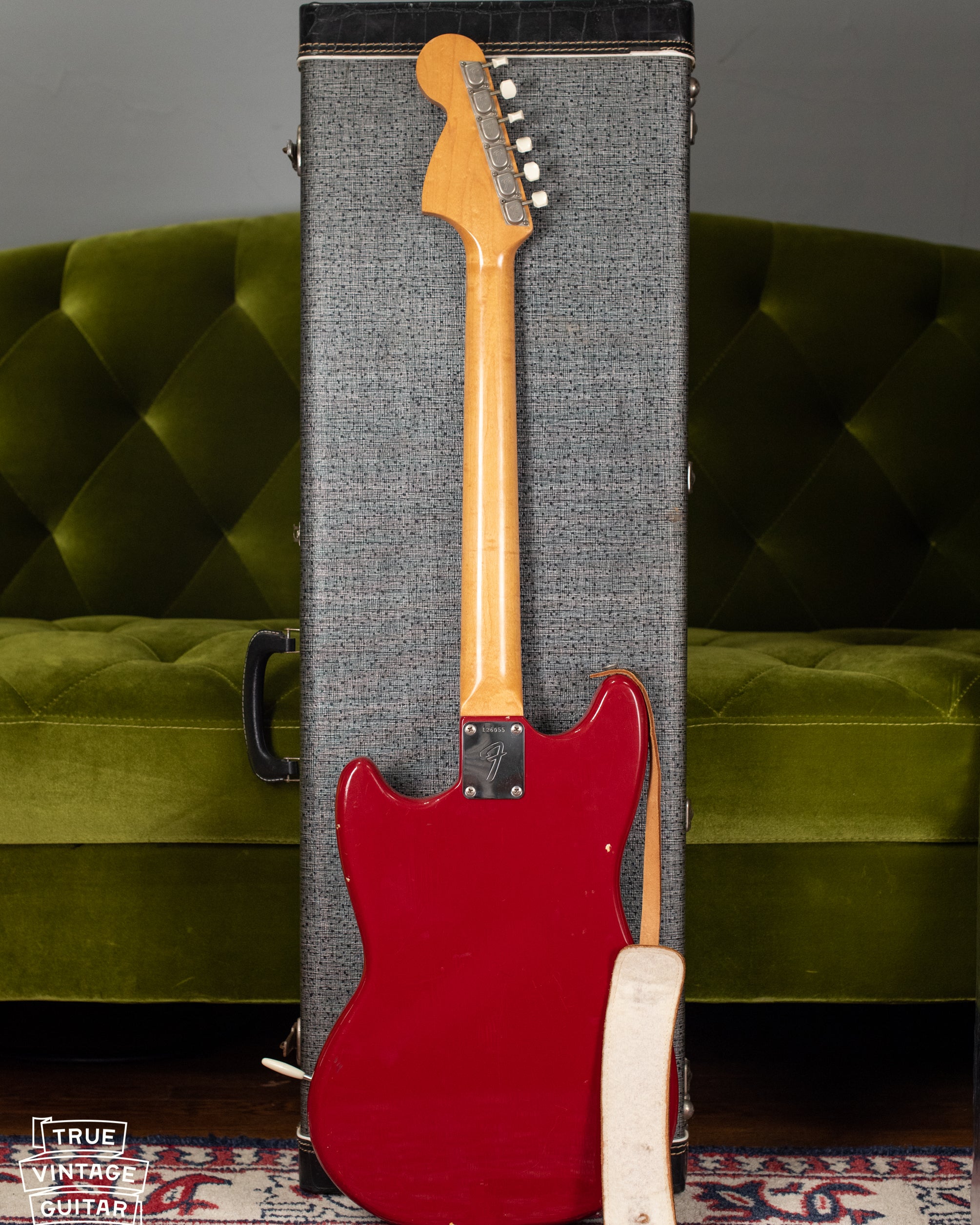 Vintage Fender Mustang guitar